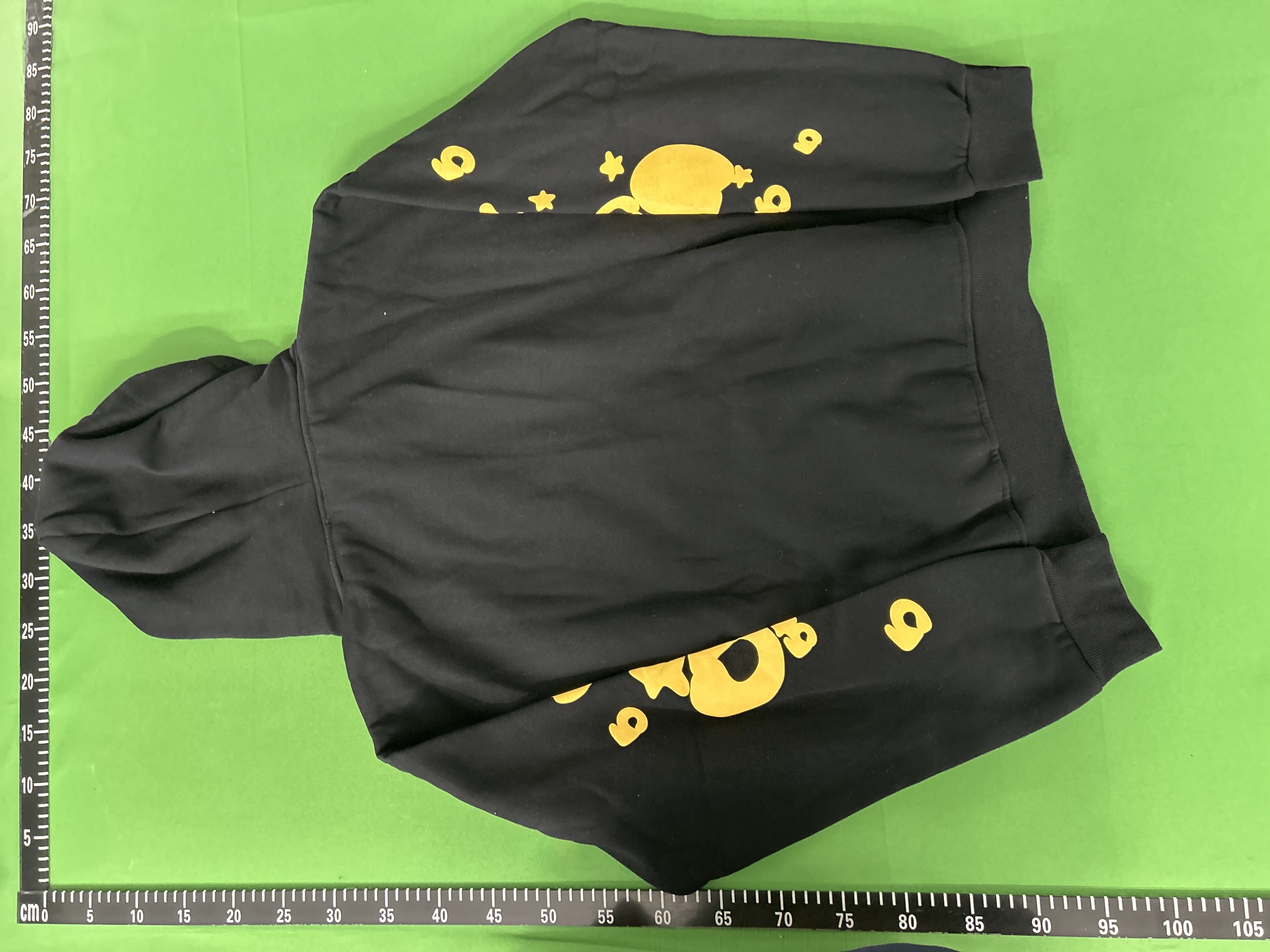 Foto QC 4 de Sp5der 555555 Hoodie Angel Number Black