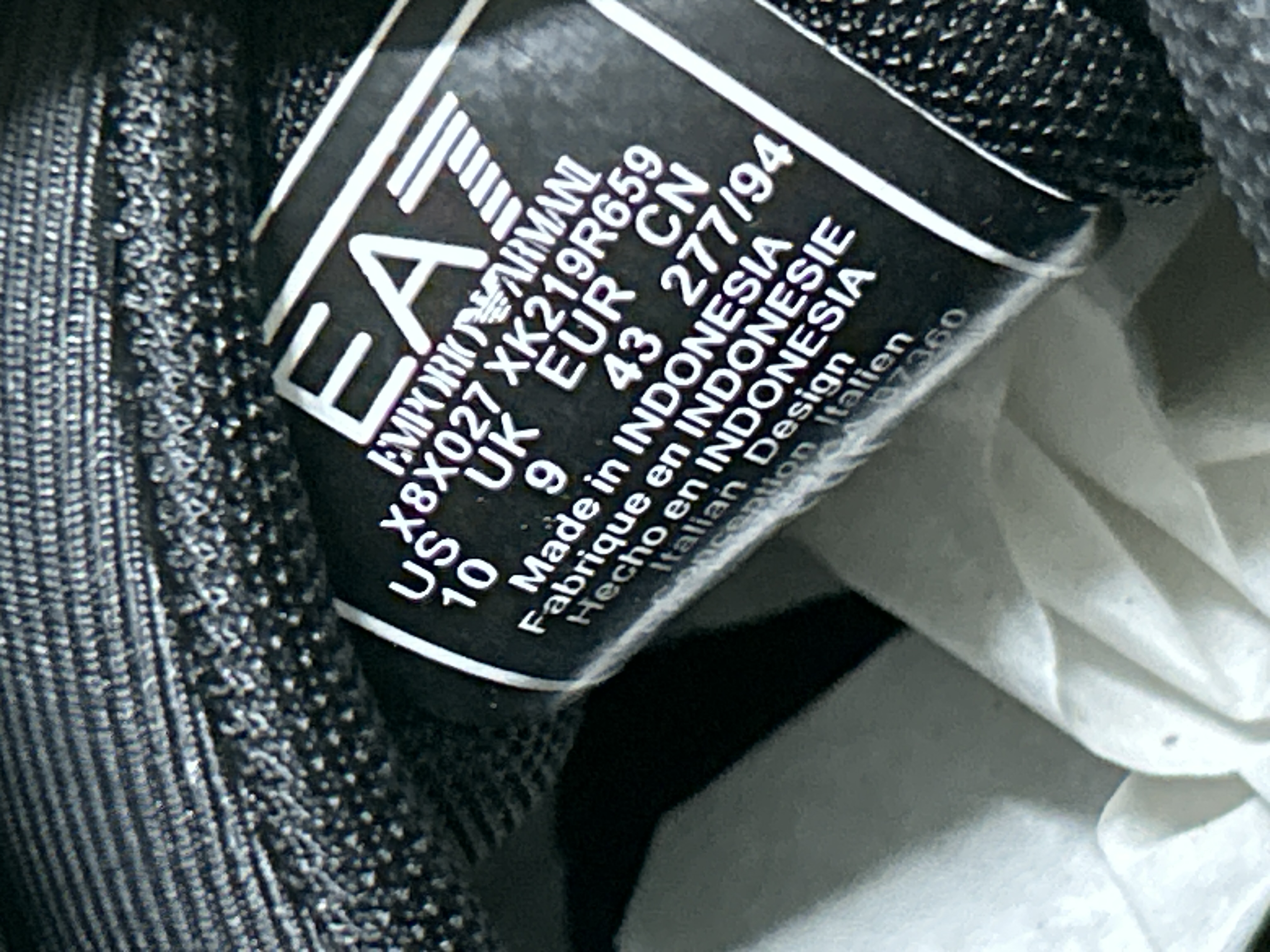 Foto QC 8 de EA7 Emporio Armani Running Low Grey