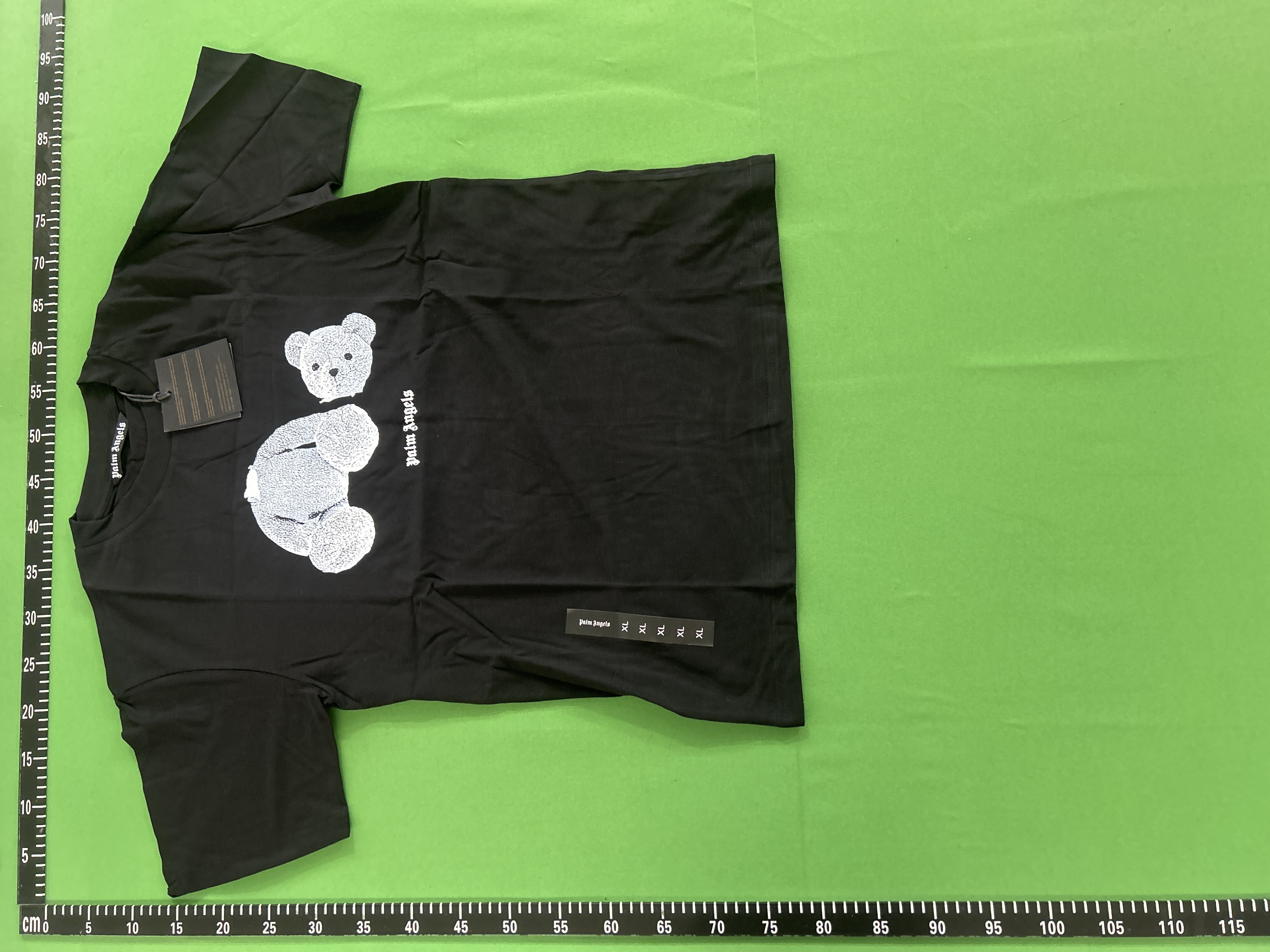 Foto QC 2 de Palm Angels St. Moritz T-shirt Blue Spray Heart White