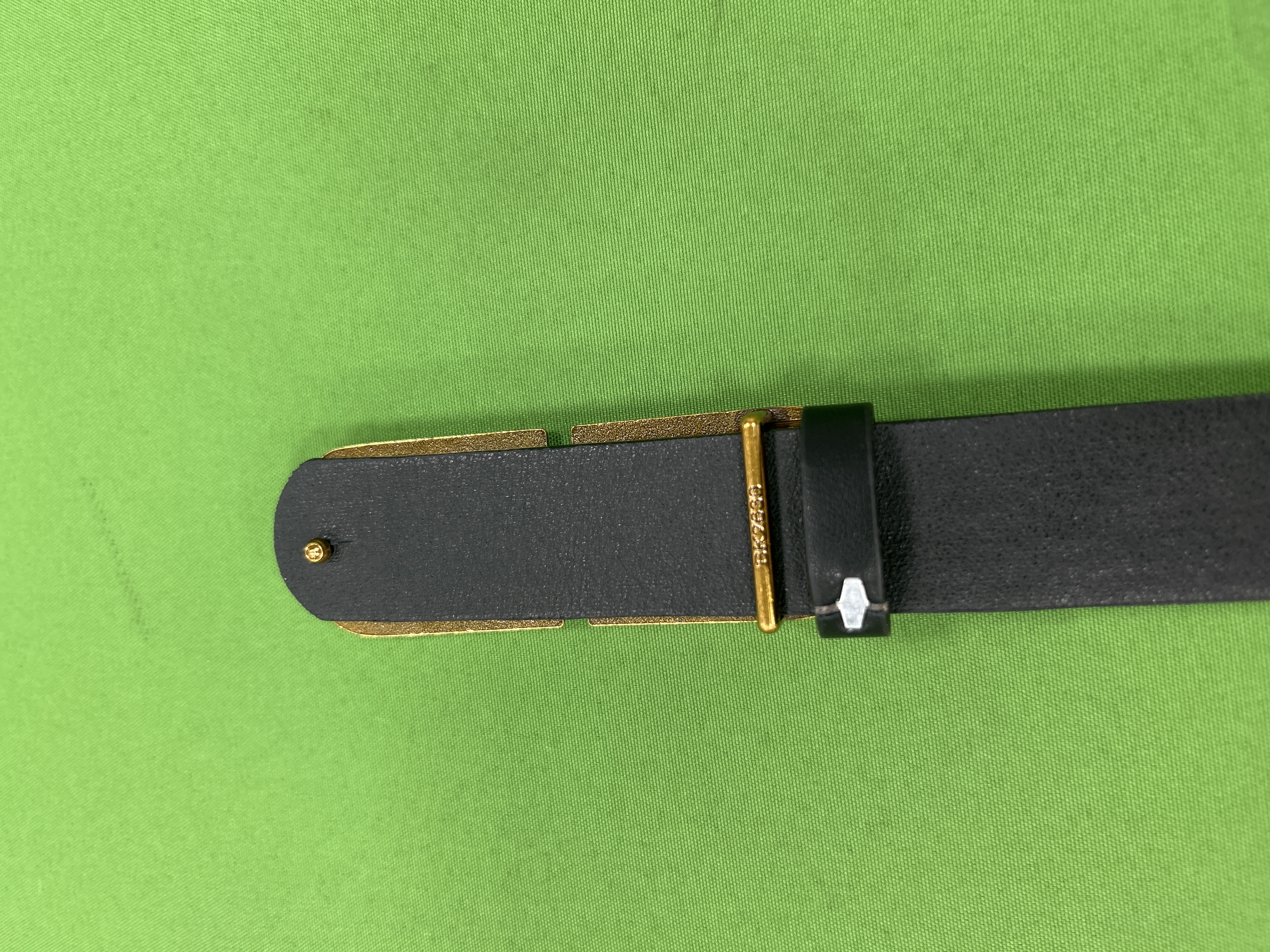 Foto QC 2 de Balenciaga BB Unity Interlock Belt Black