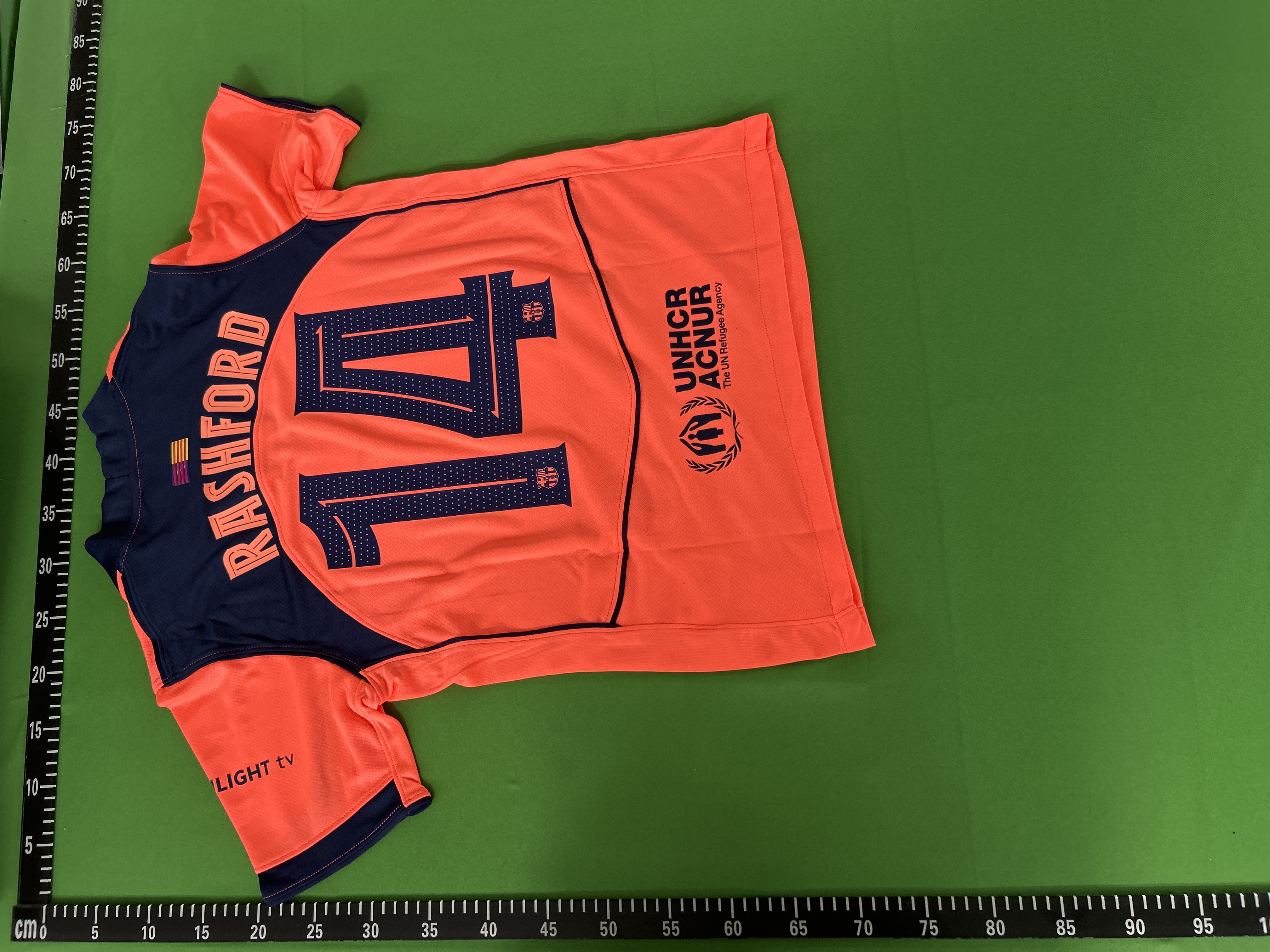 Foto QC 8 de Nike x FC Barcelona 2025/26 Lamine Yamal #10 Third Jersey Orange