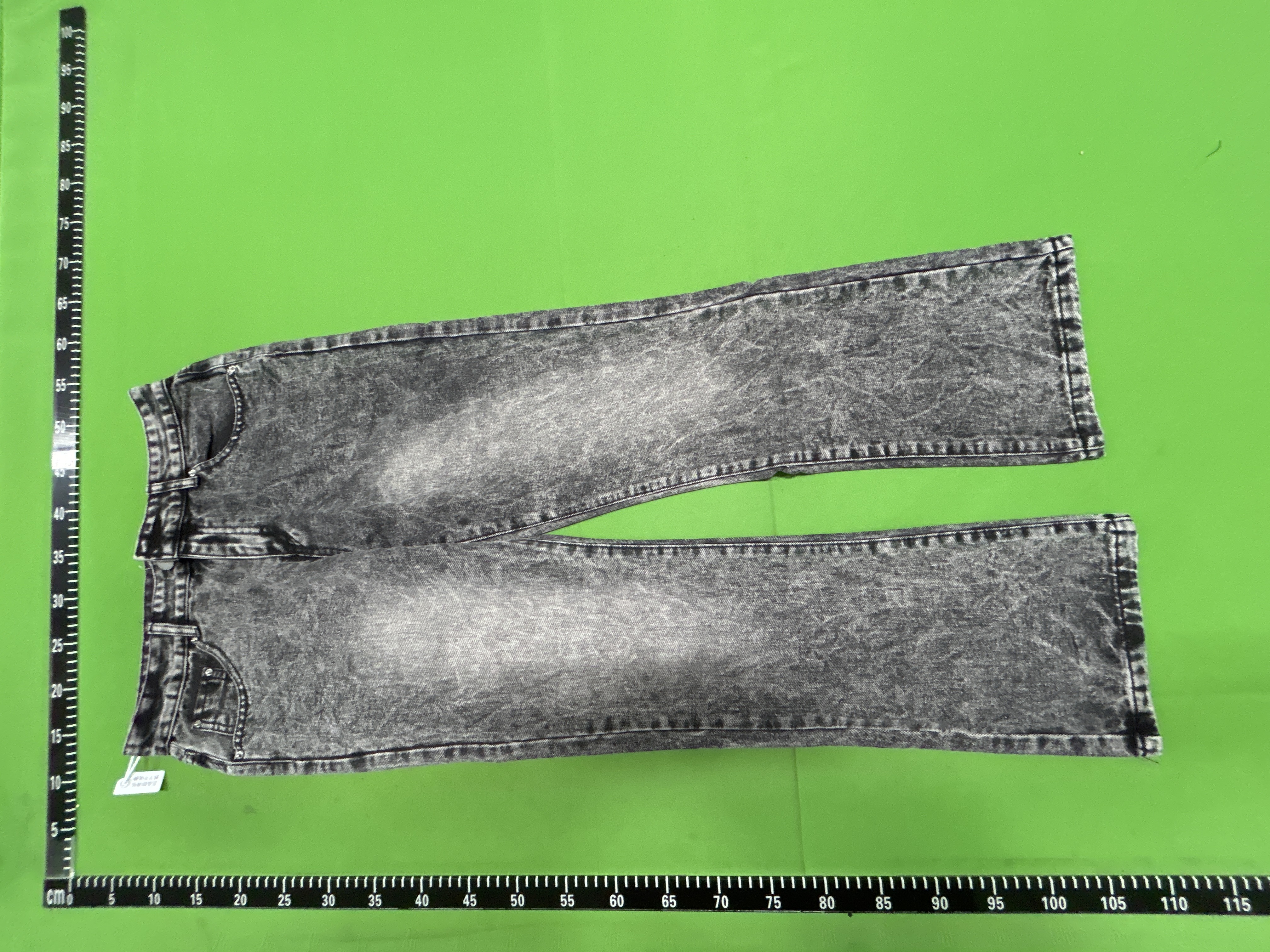 Foto QC 3 de Unbranded Cleanfit Jeans 517 Style Micro Flare Vintage Washed Ice Blue