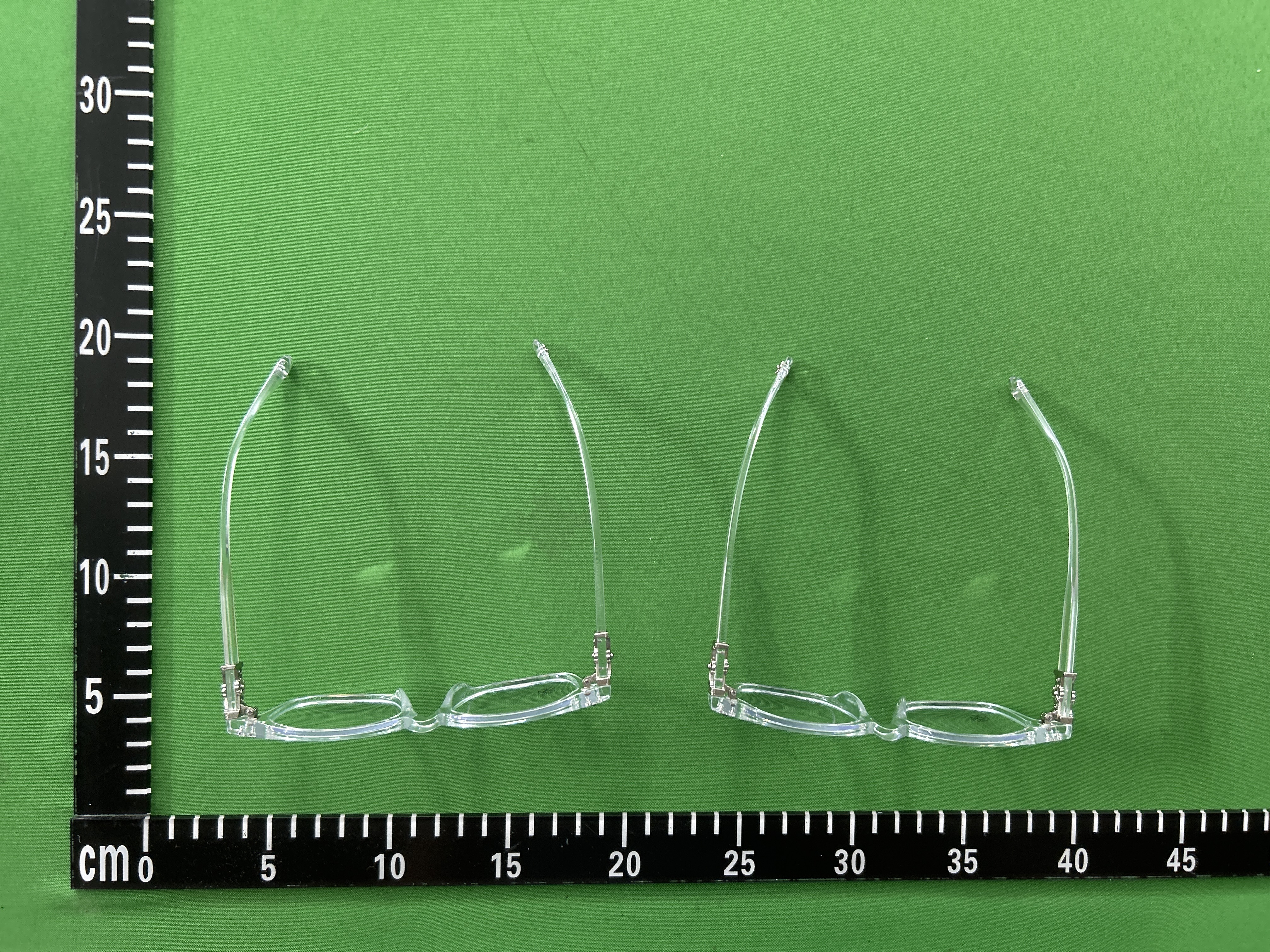 Foto QC 1 de Chrome Hearts Square-Frame Acetate Eyeglasses Black Clear (2273)