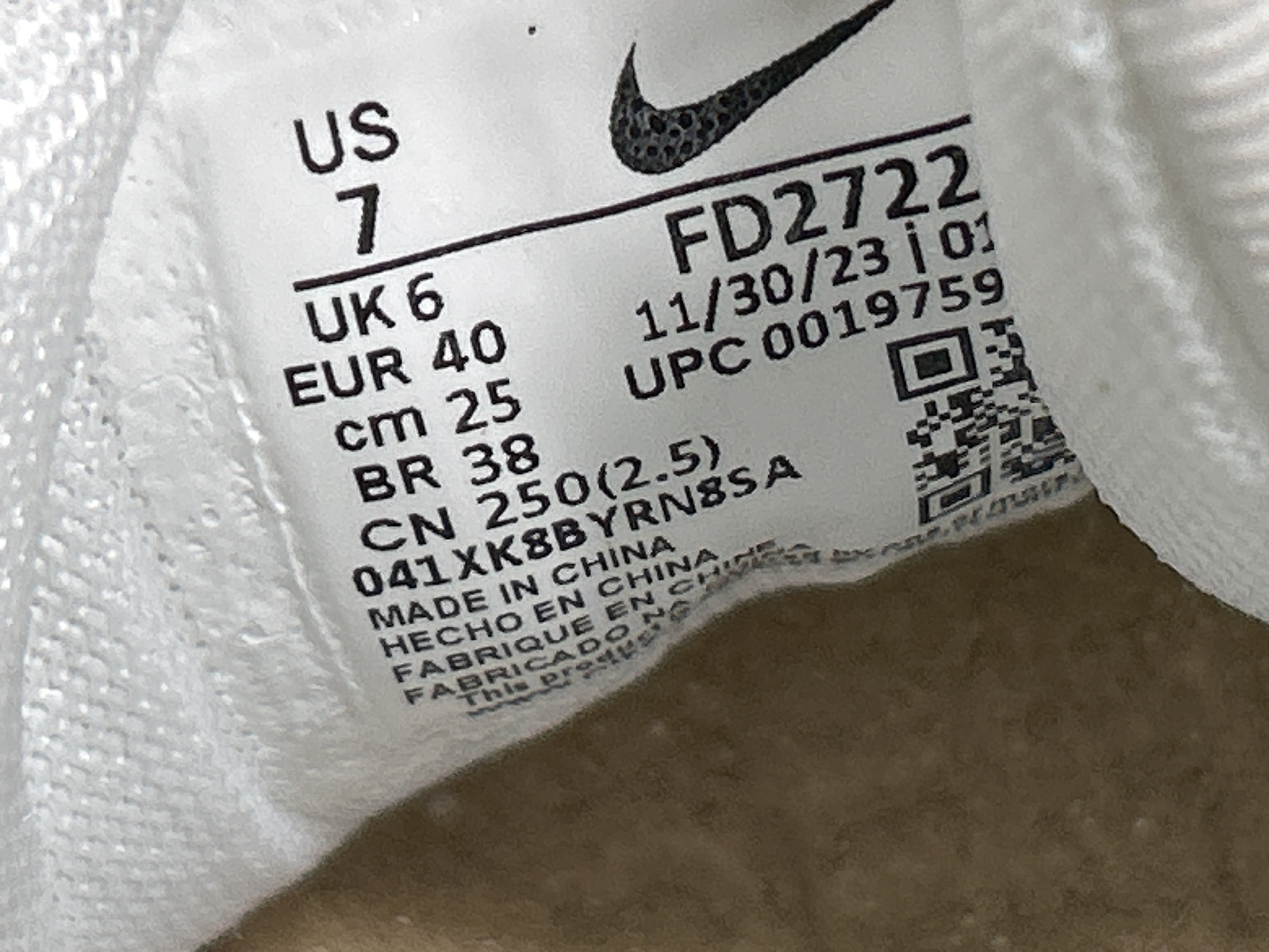Foto QC 8 de Nike Pegasus 41 Low White