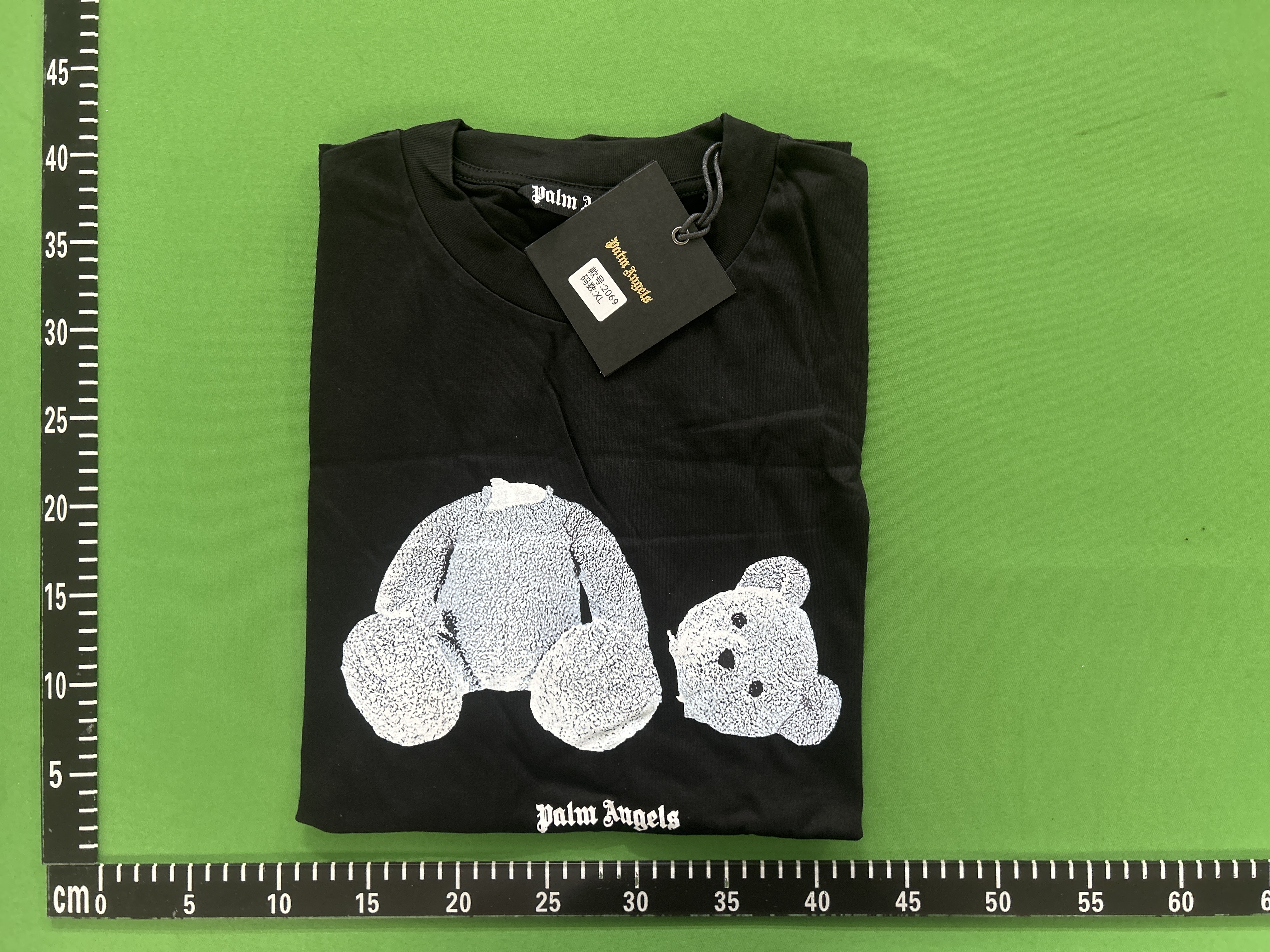 Foto QC 1 de Palm Angels St. Moritz T-shirt Blue Spray Heart White