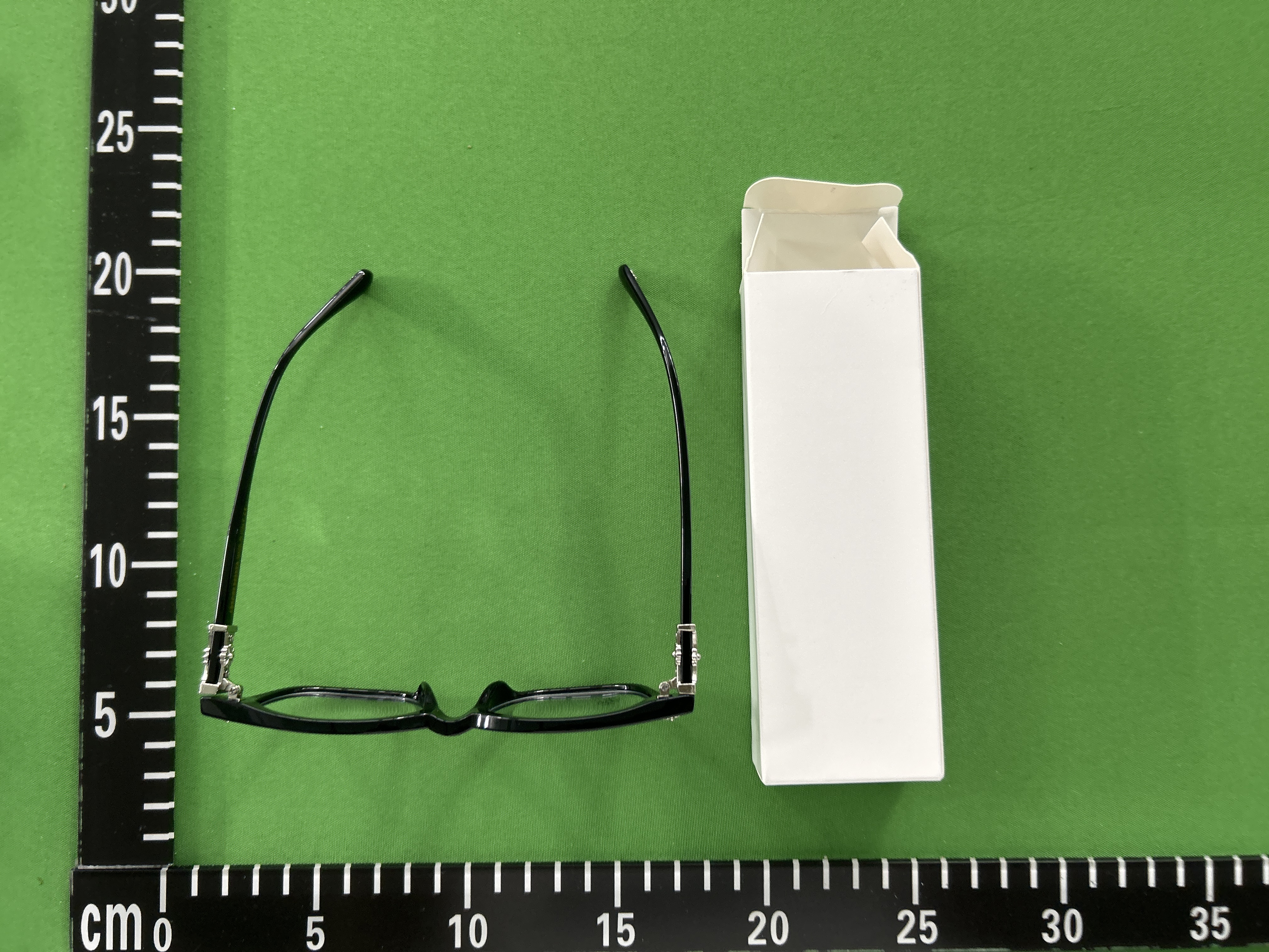 Foto QC 5 de Chrome Hearts Square-Frame Acetate Eyeglasses Black Clear (2273)