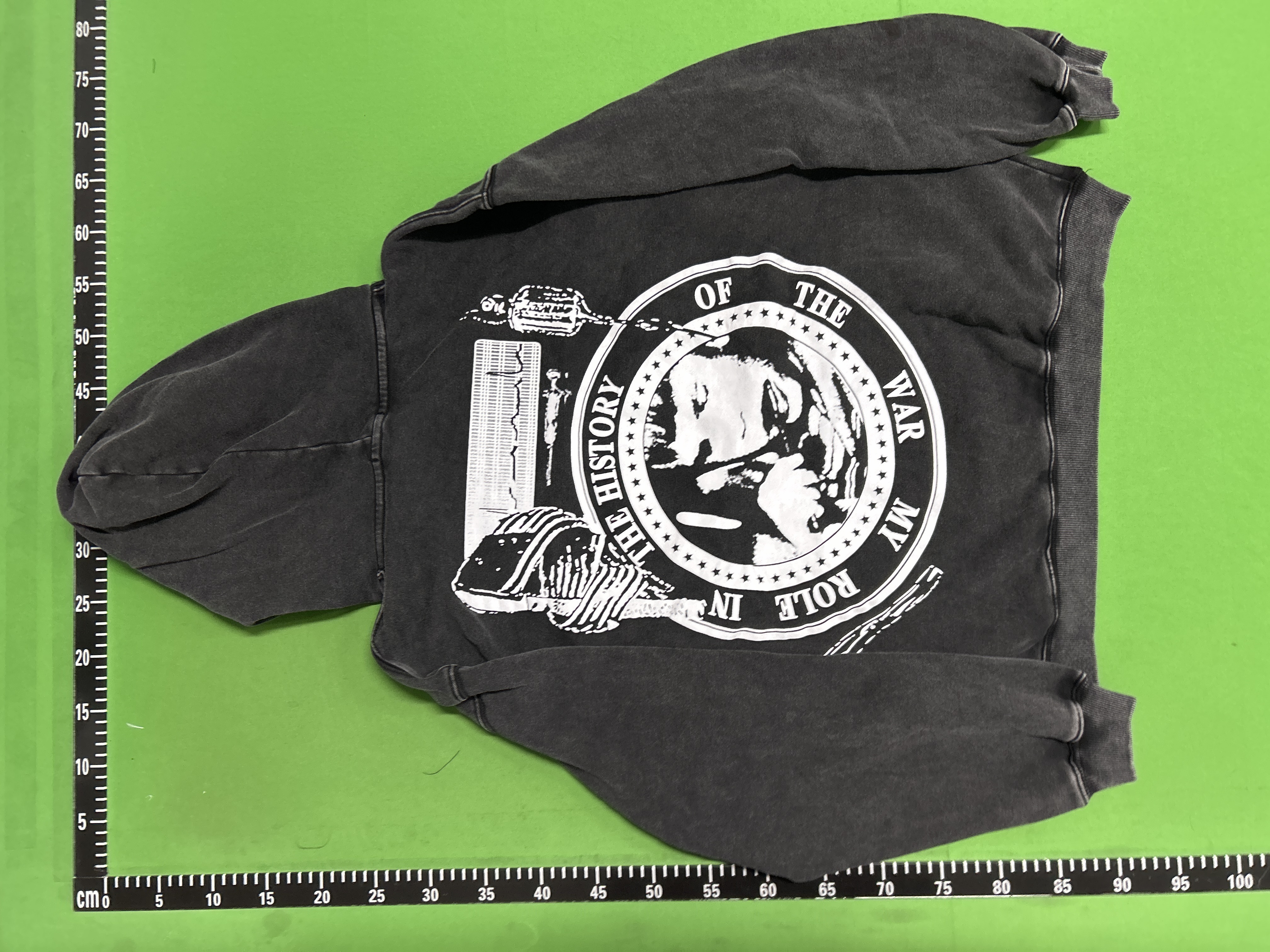 Foto QC 3 de Enfants Riches Déprimés ERD The Point of the Private Property Hoodie Faded Black