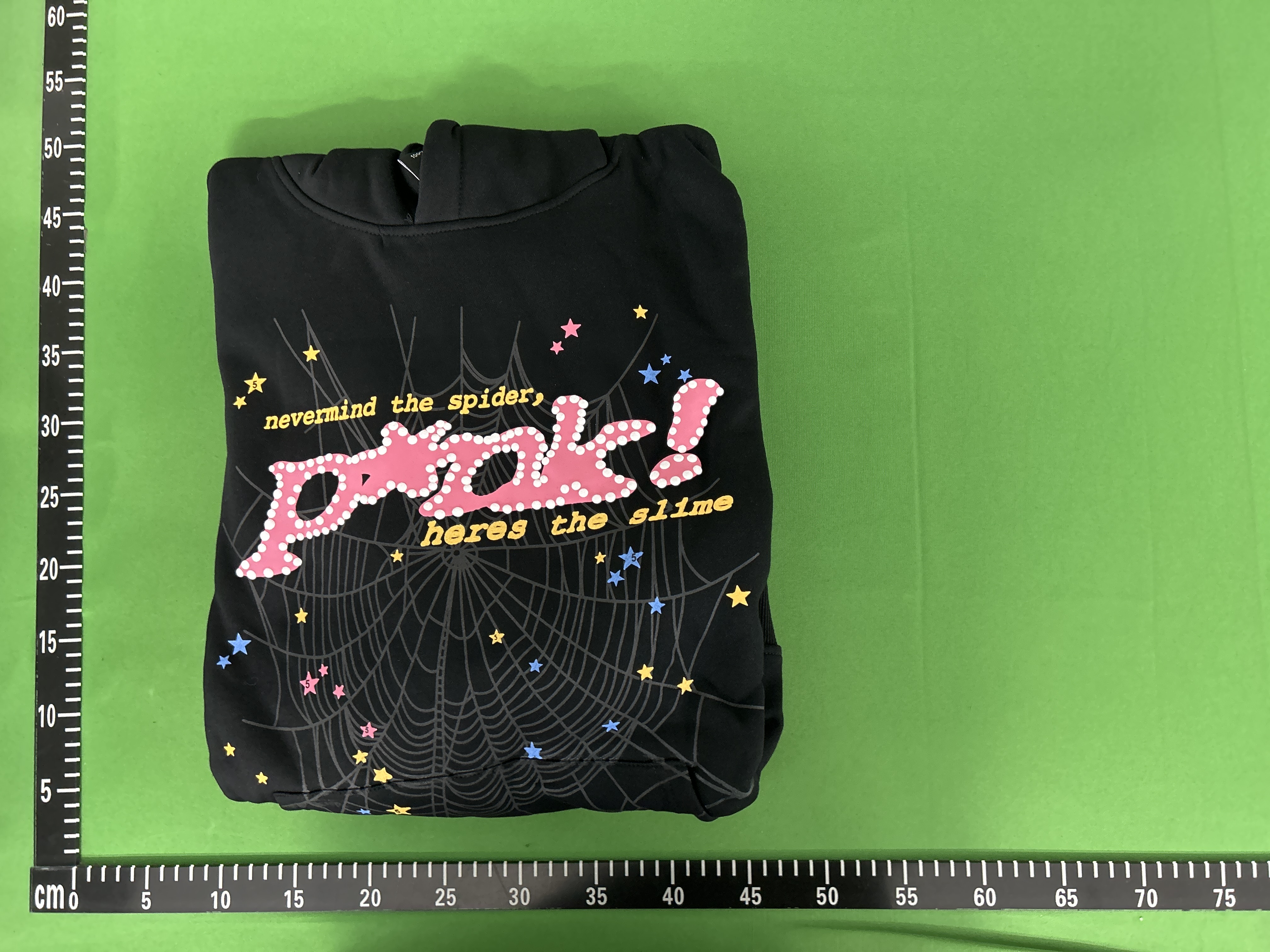Foto QC 5 de Sp5der 555555 Hoodie Angel Number Black