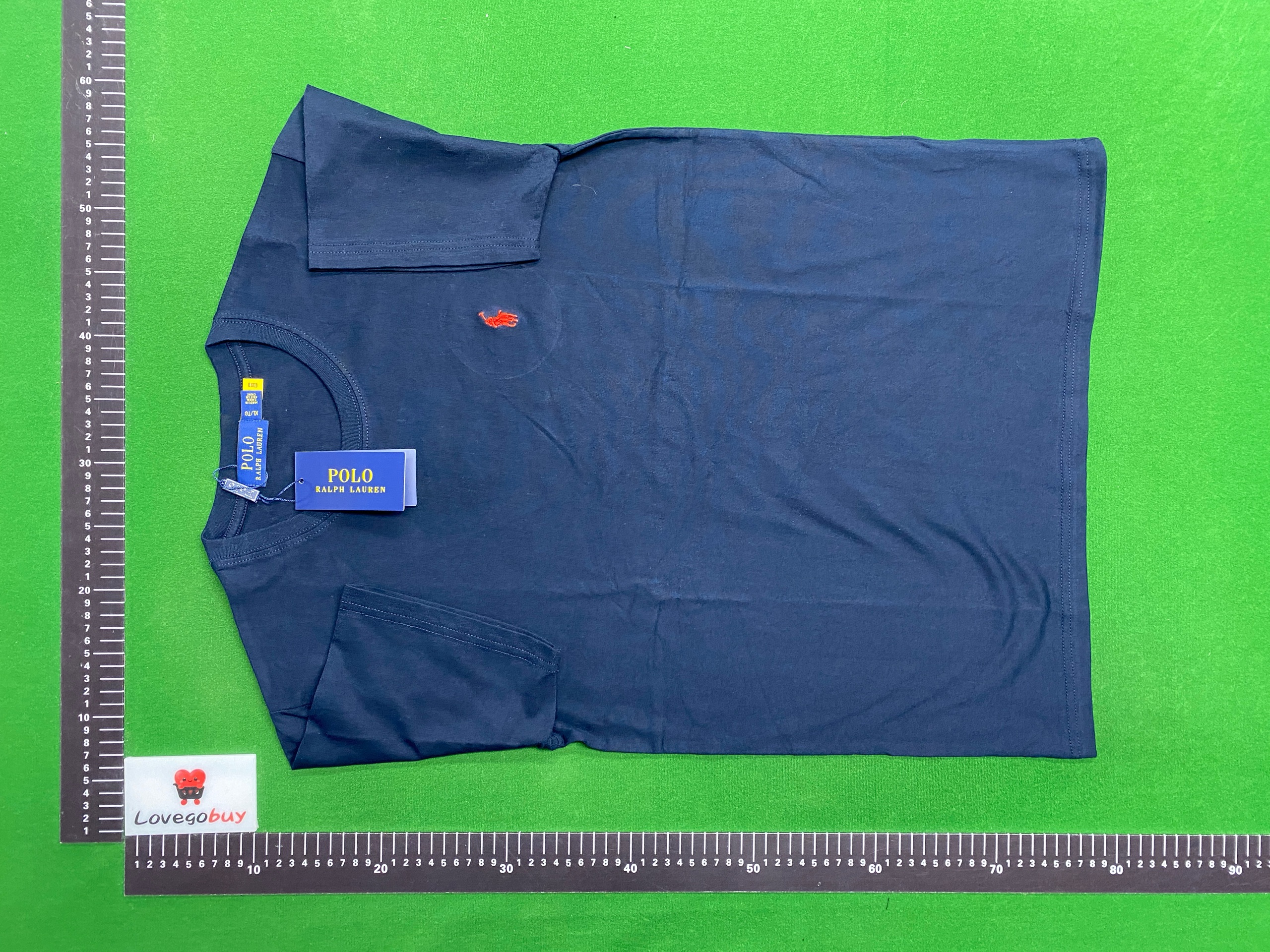 Foto QC 3 de Polo Ralph Lauren Custom Slim Fit Shirt Red Pony Black