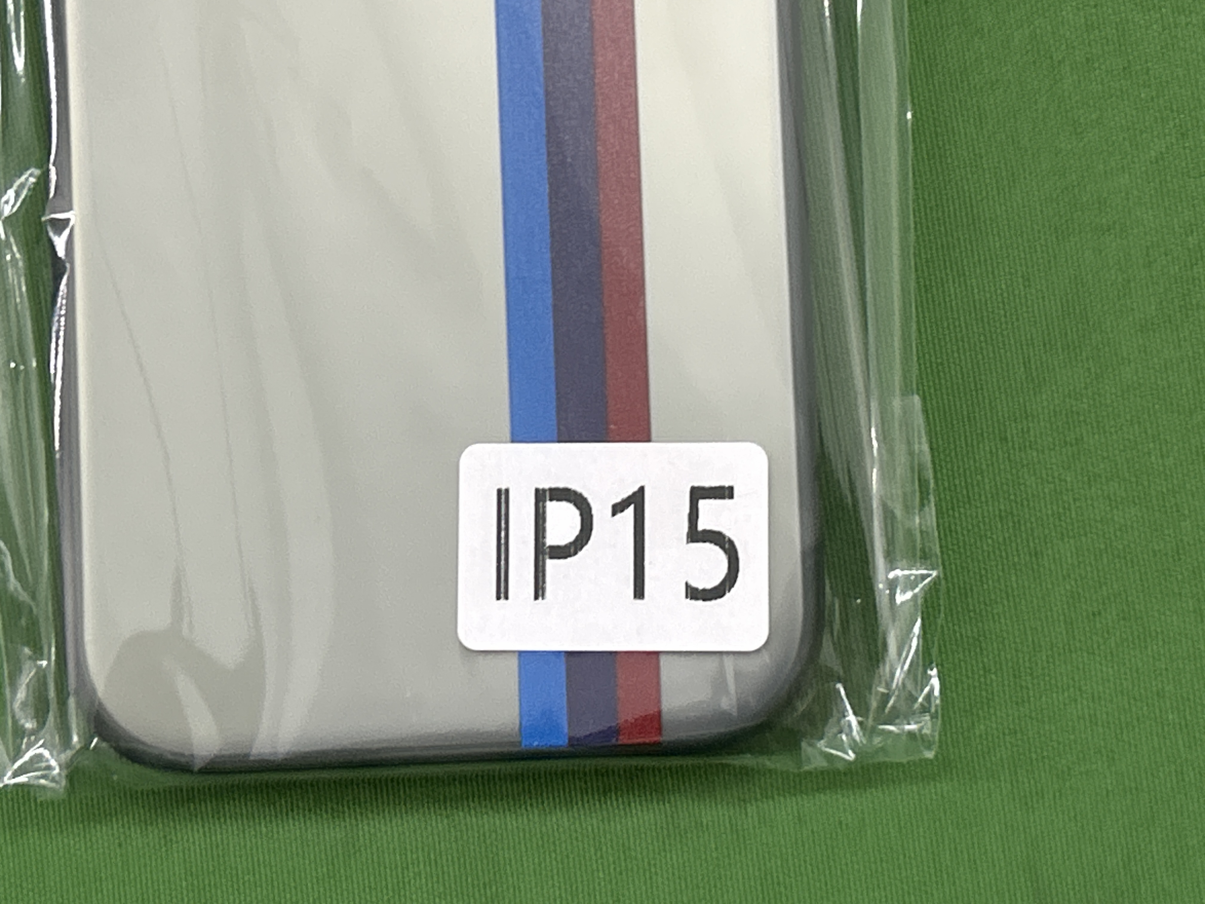 Foto QC 4 de Other Racing Stripe Case for iPhone 15 Pro Max Grey
