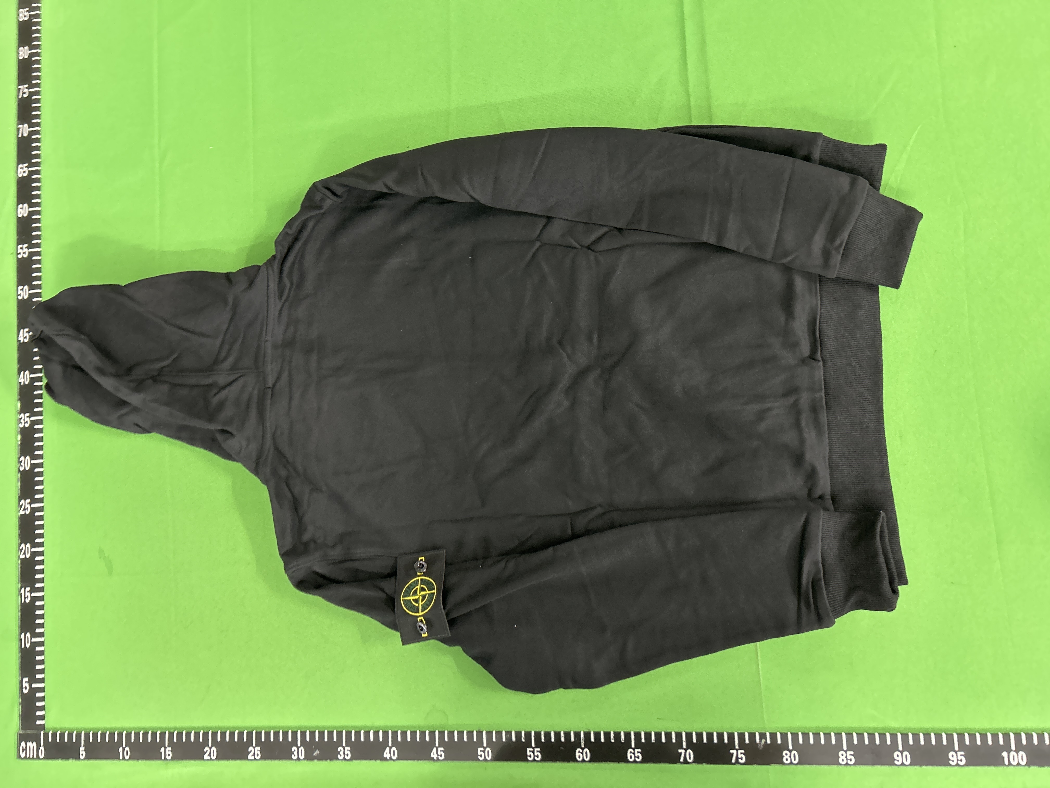 Foto QC 6 de Stone Island Compass Patch Full Zip Hoodie Black