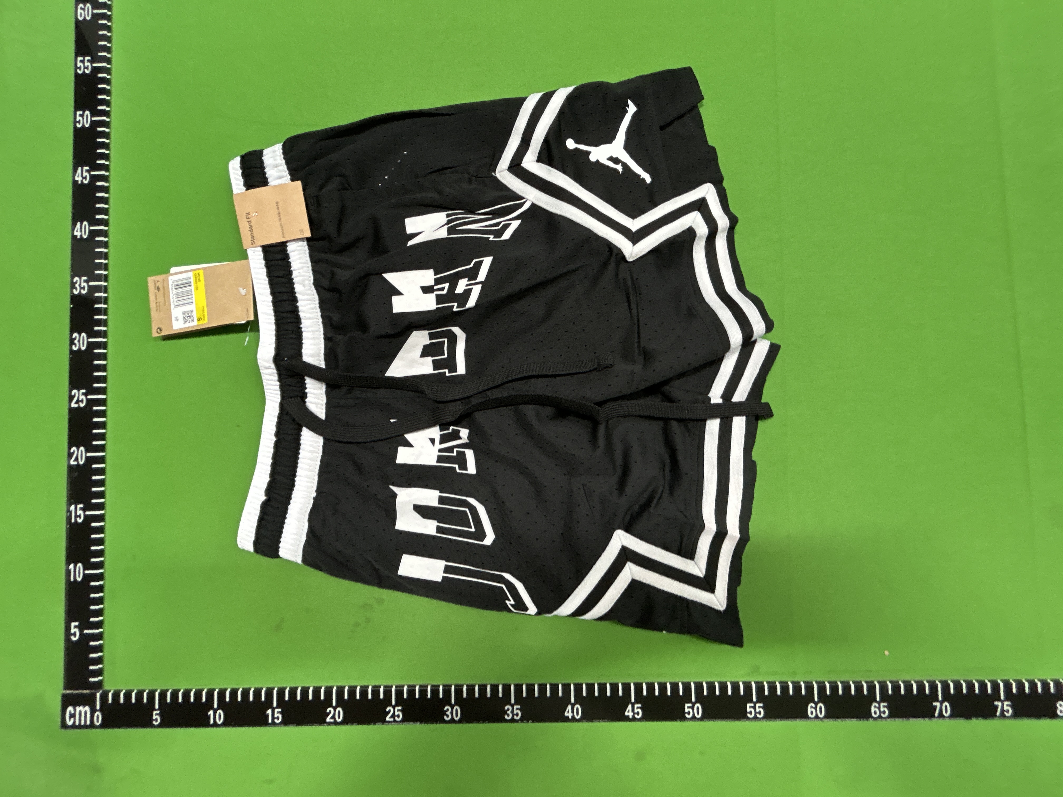 Foto QC 4 de Jordan Basketball Shorts Mesh White Black