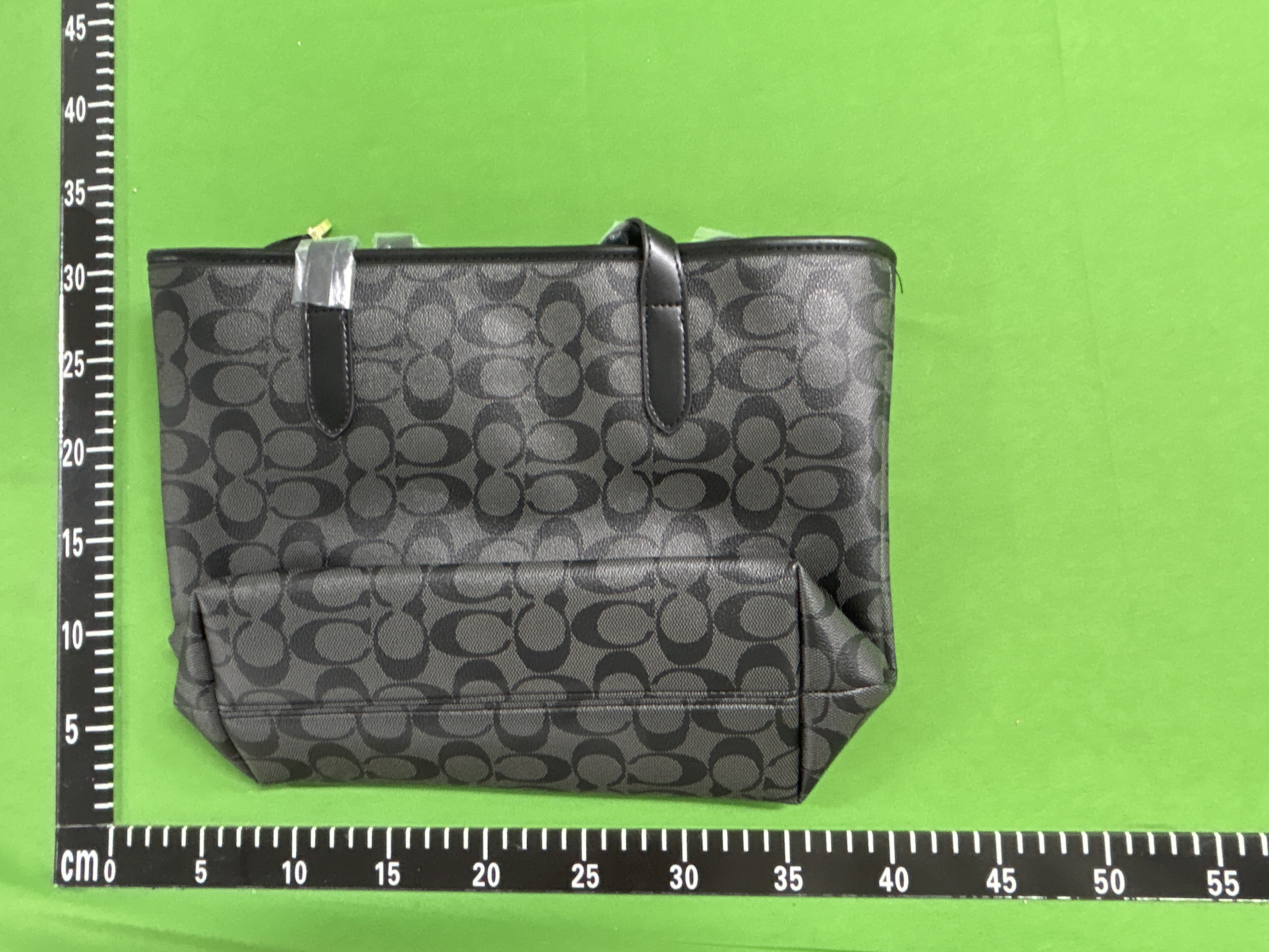 Foto QC 6 de Coach City Tote Signature Canvas Charcoal Black