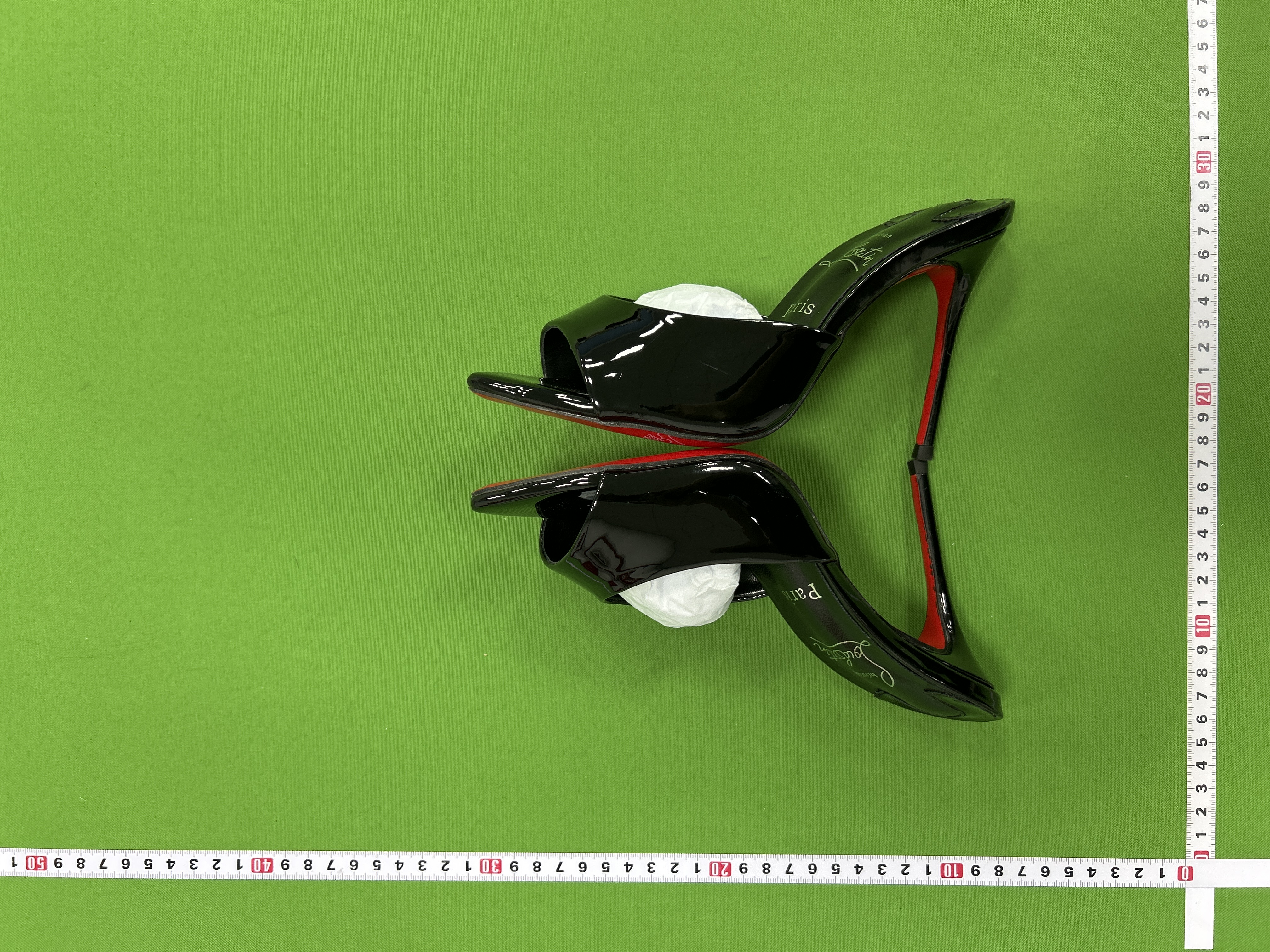 Foto QC 4 de Christian Louboutin Just Queen Leather High Heel Sandals Silver Embellished Black