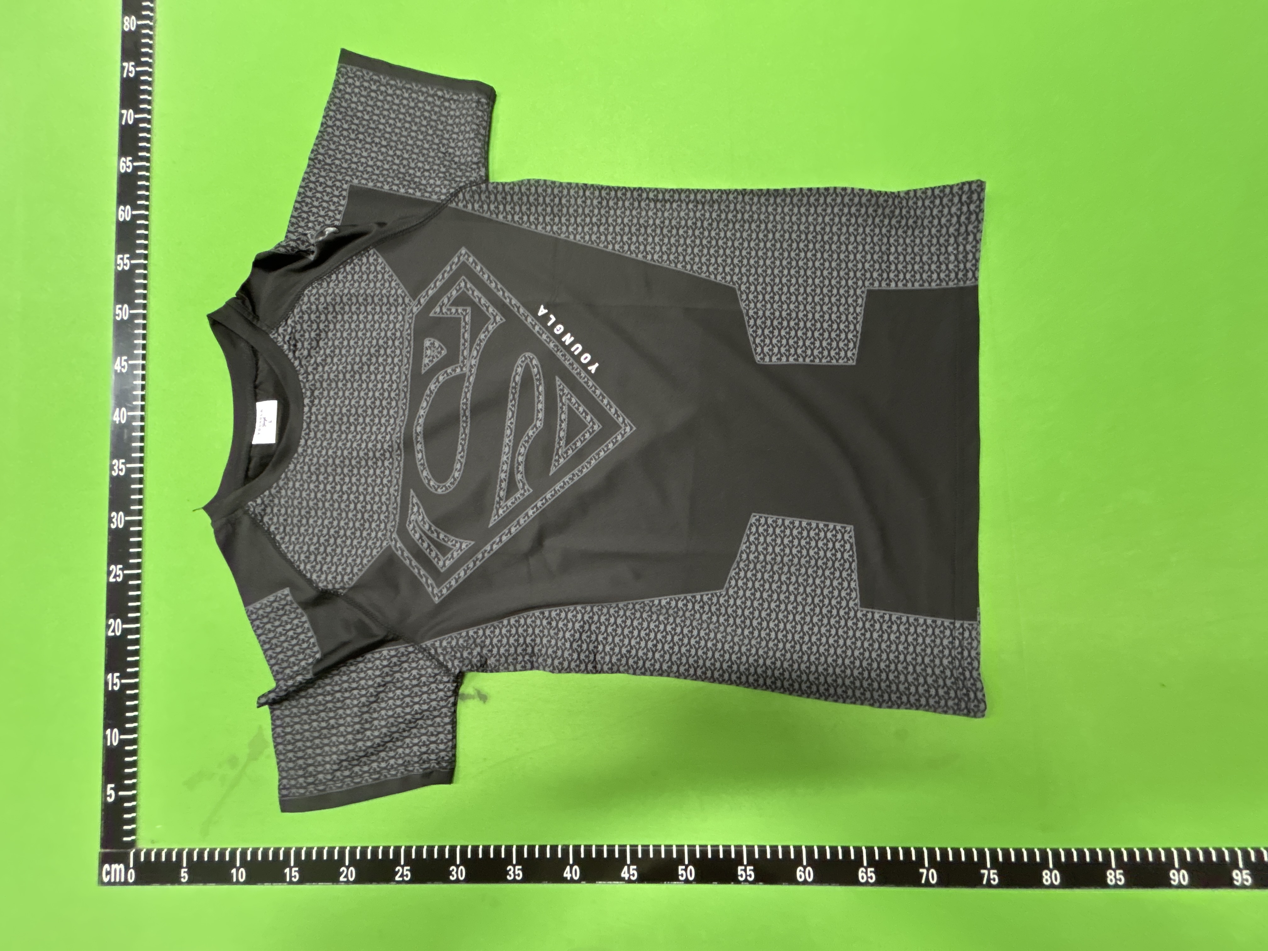 Foto QC 7 de YoungLA Superman T-shirt Shield Graphic Blue