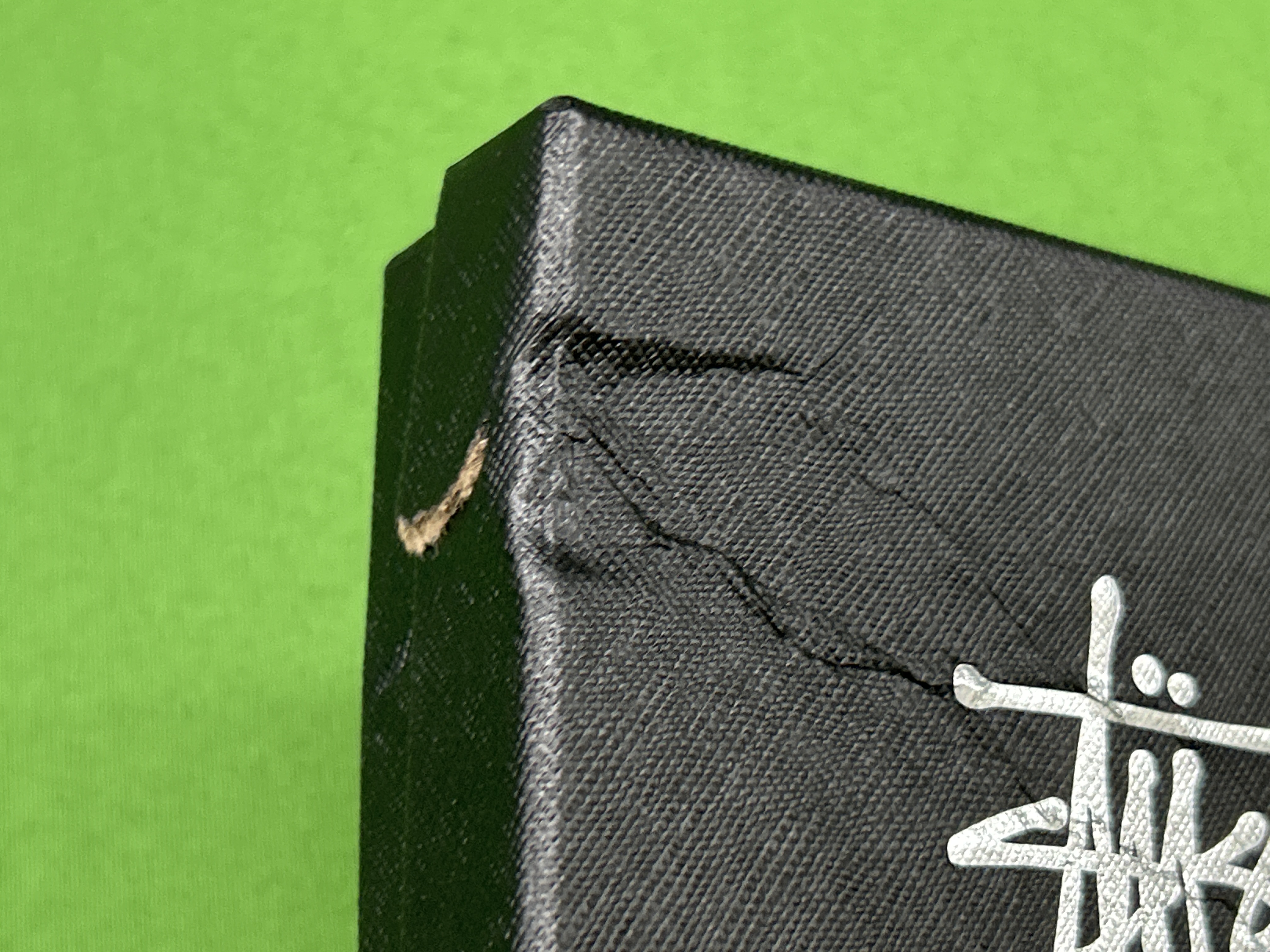 Foto QC 6 de Stussy Stock Logo Bifold Wallet Black