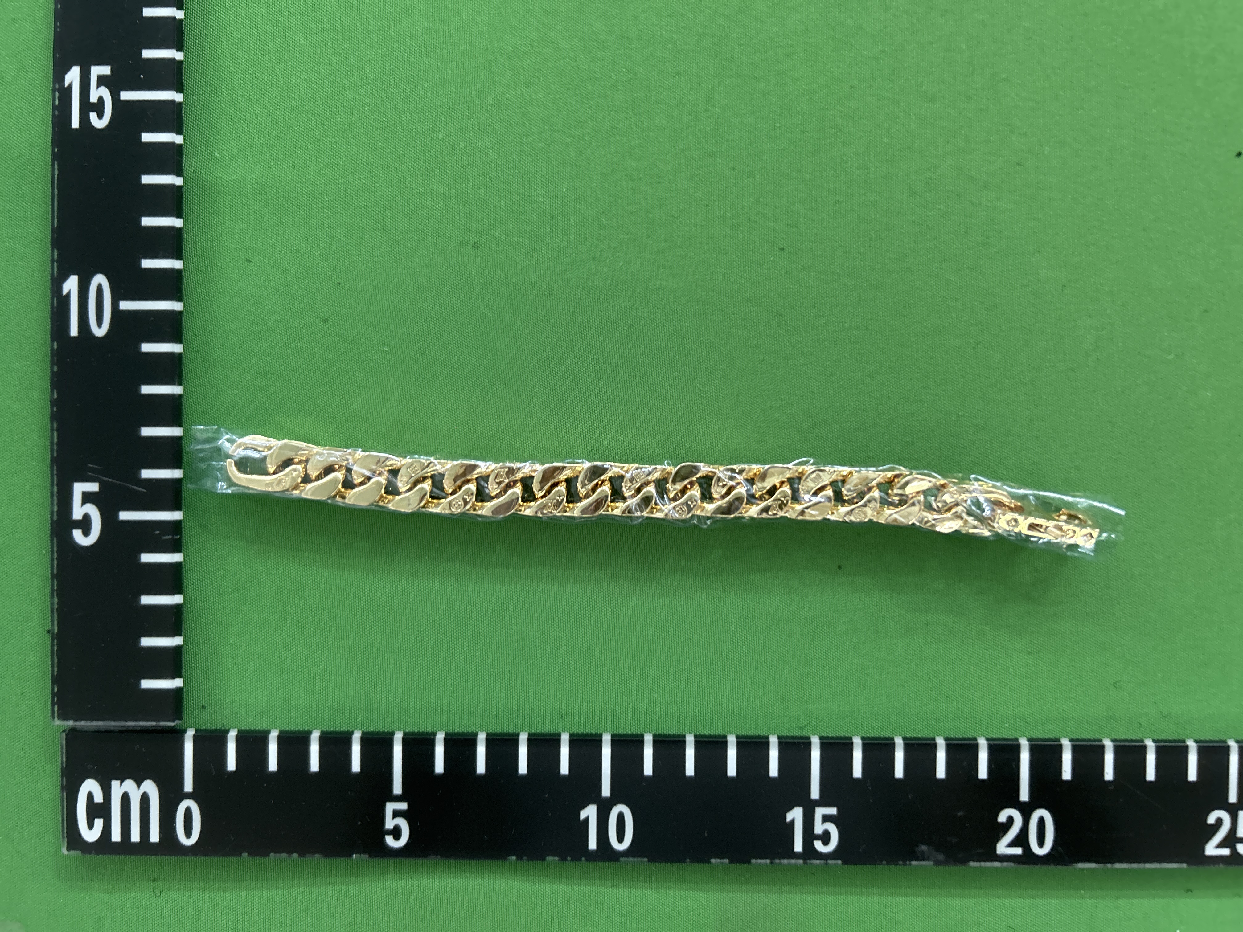 Foto QC 5 de Louis Vuitton Monogram Chain Bracelet Metal Strass Silver