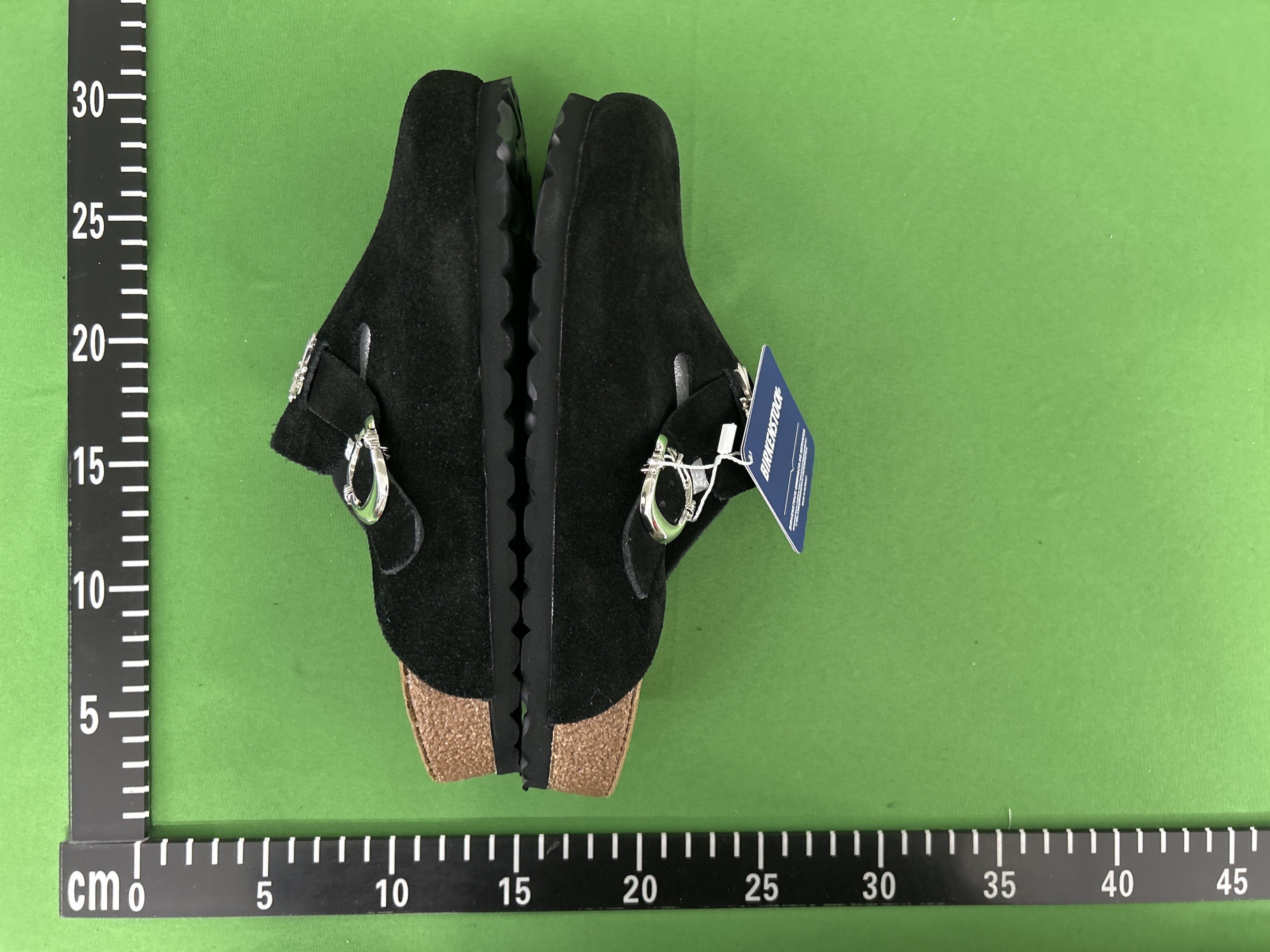 Foto QC 6 de Chrome Hearts x Birkenstock Boston Suede Black