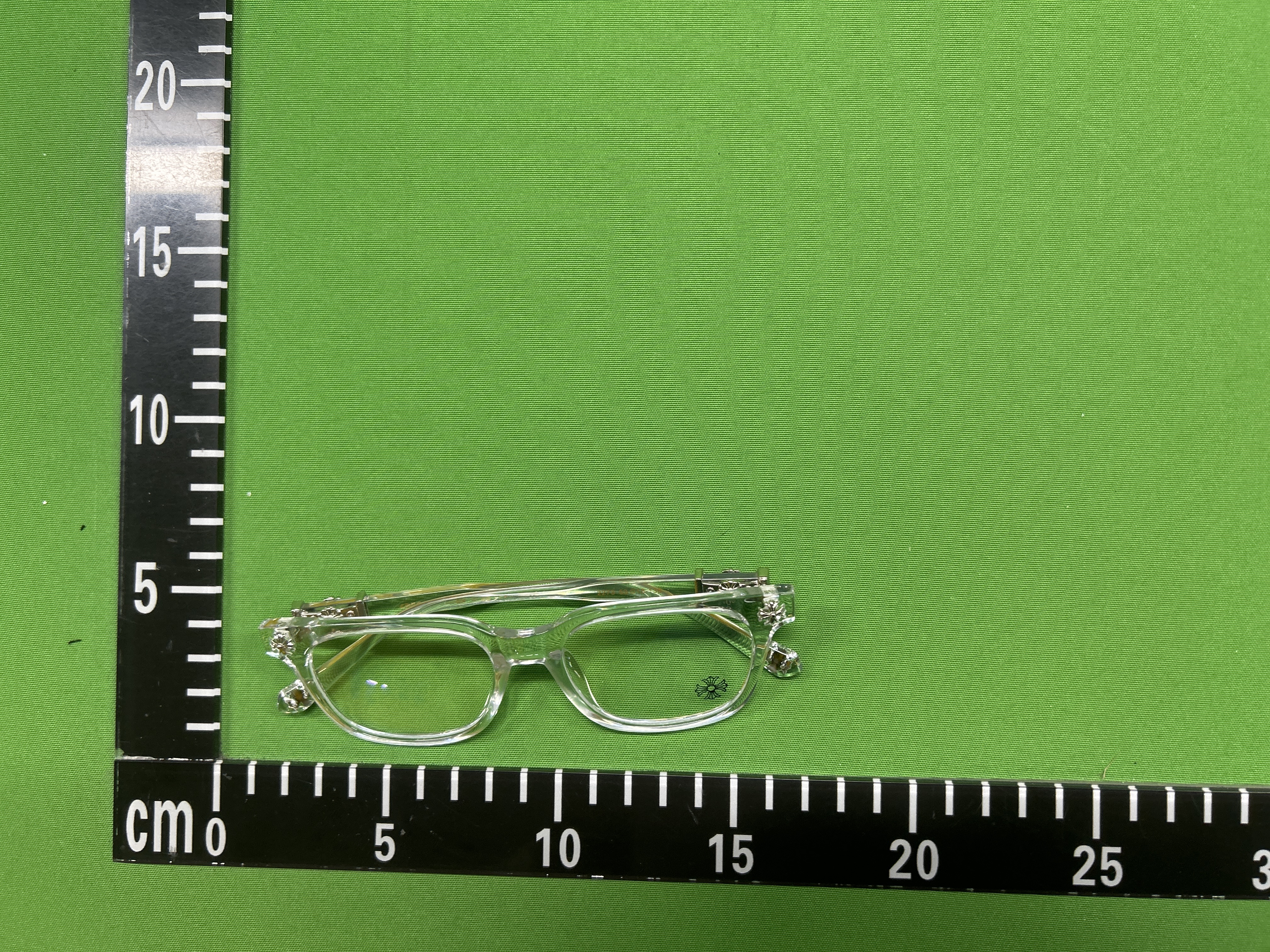 Foto QC 1 de Chrome Hearts Square-Frame Acetate Optical Clear (6073)