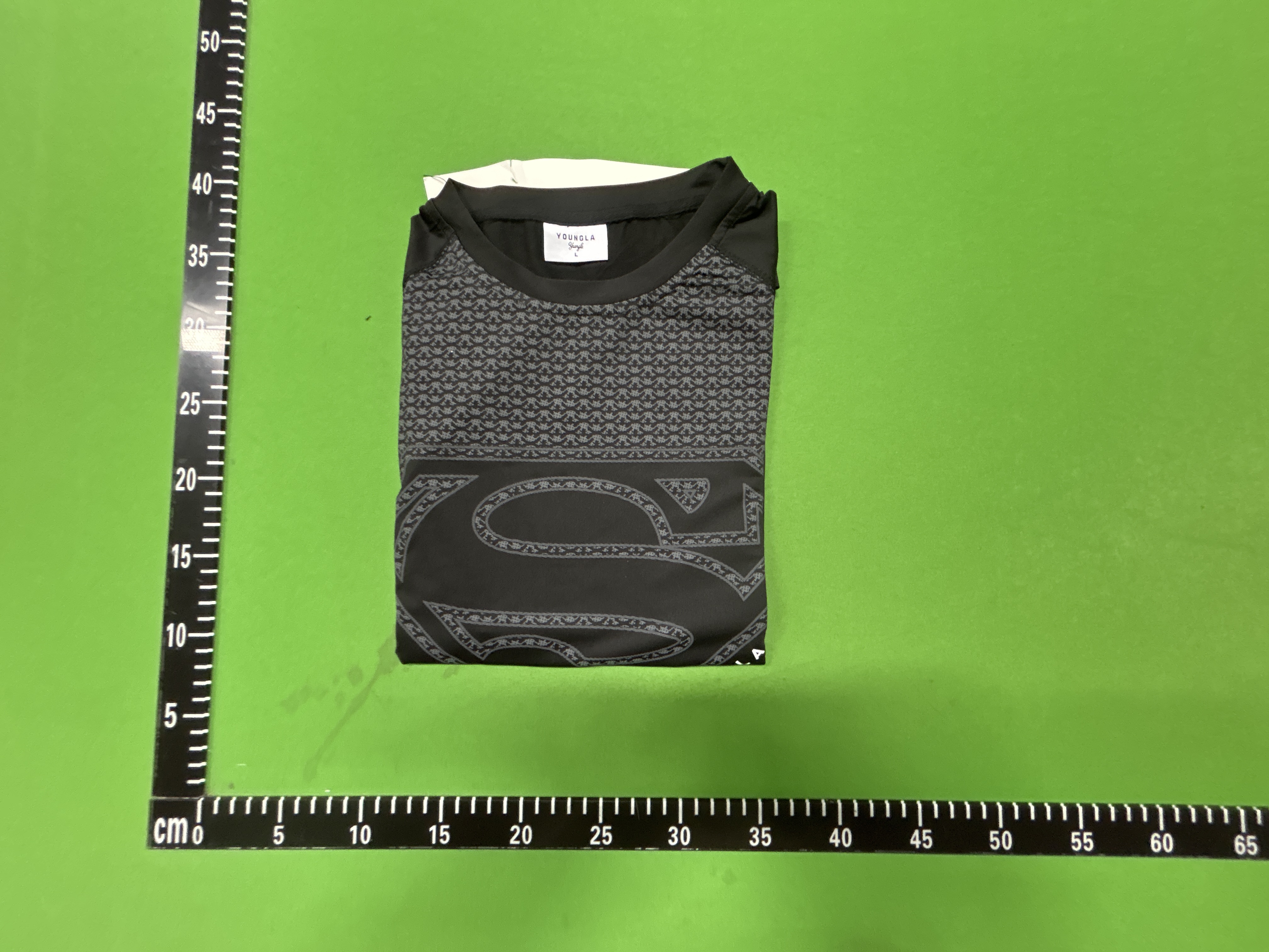 Foto QC 5 de YoungLA Superman T-shirt Shield Graphic Blue