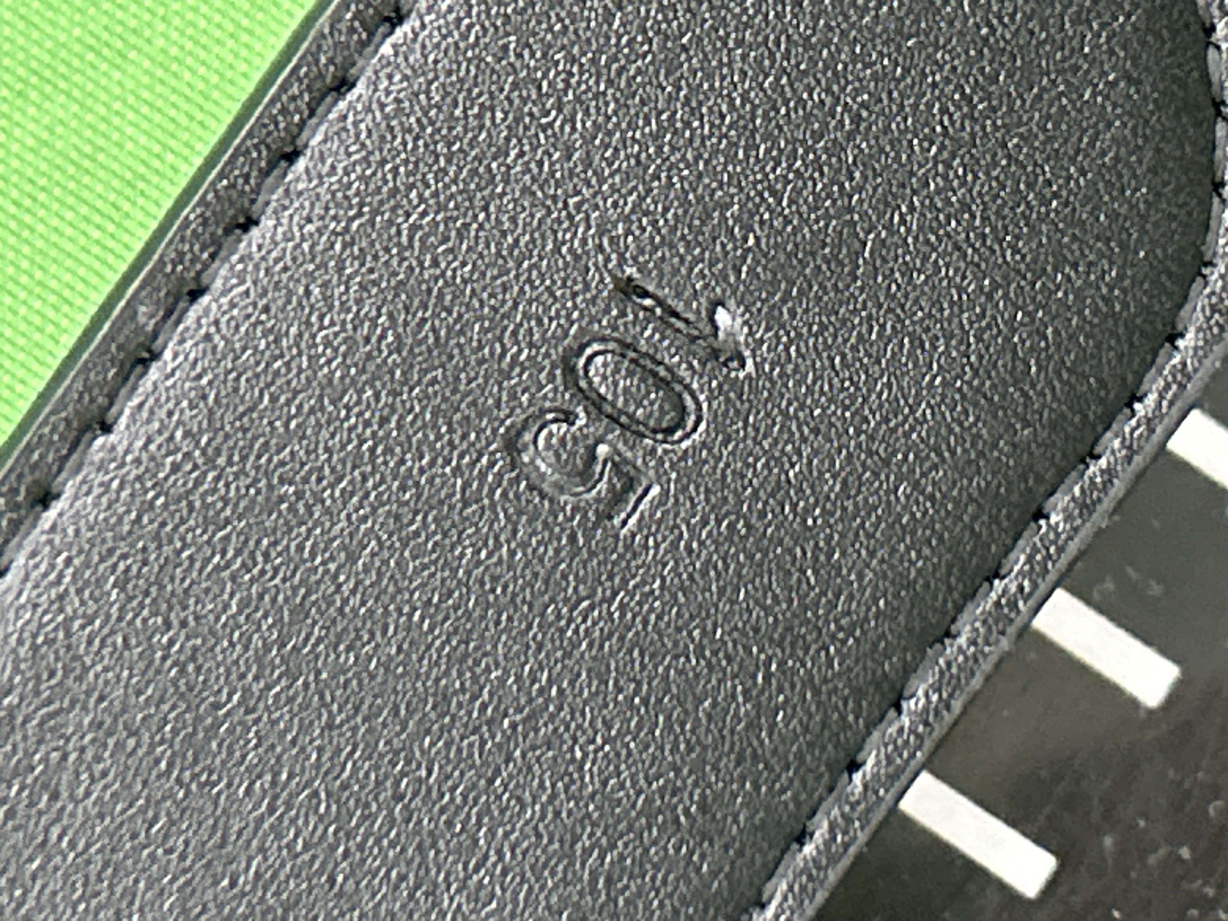 Foto QC 3 de Diesel B-1DR Oval D Logo Belt Black