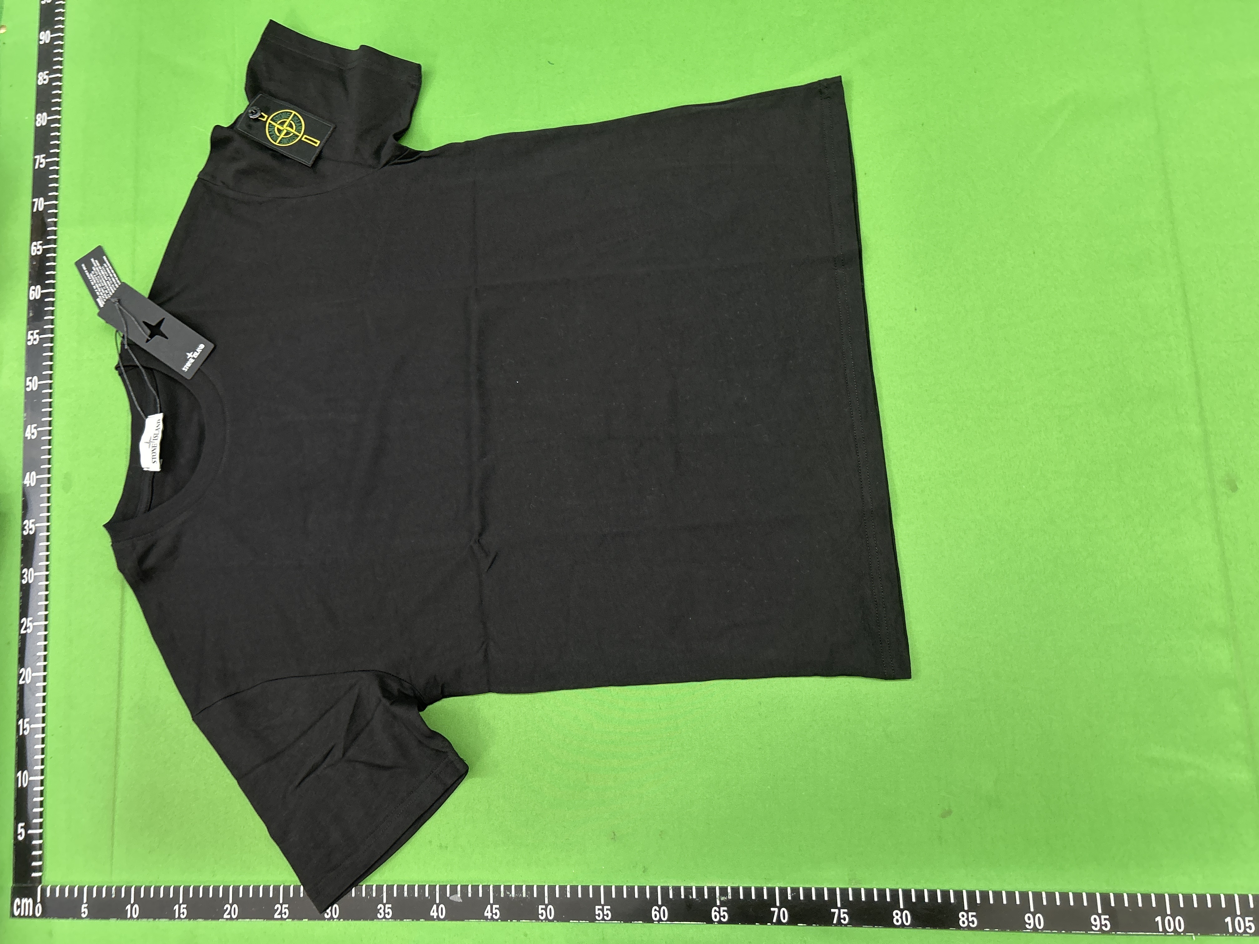 Foto QC 2 de Stone Island Compass Patch Full Zip Hoodie Black