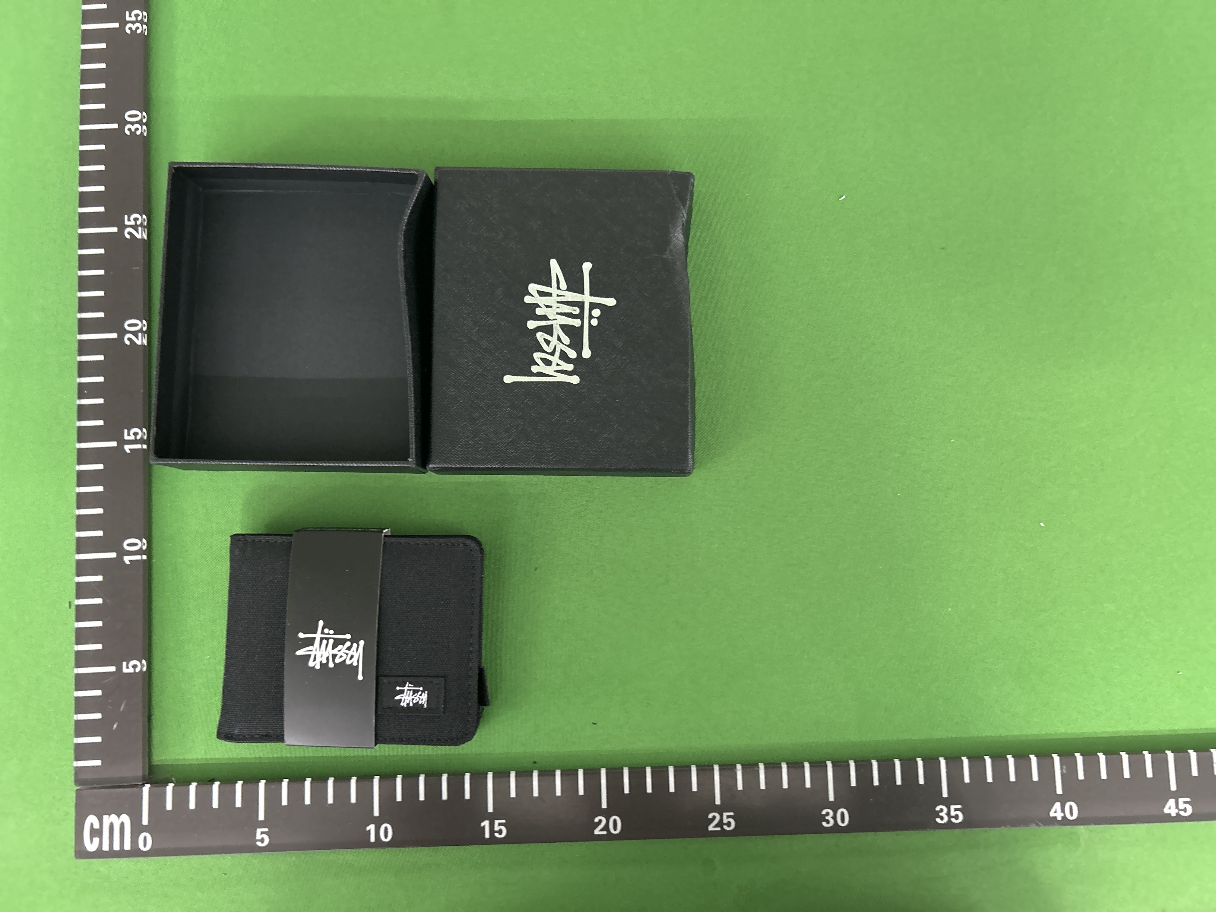 Foto QC 8 de Stussy Stock Logo Bifold Wallet Black