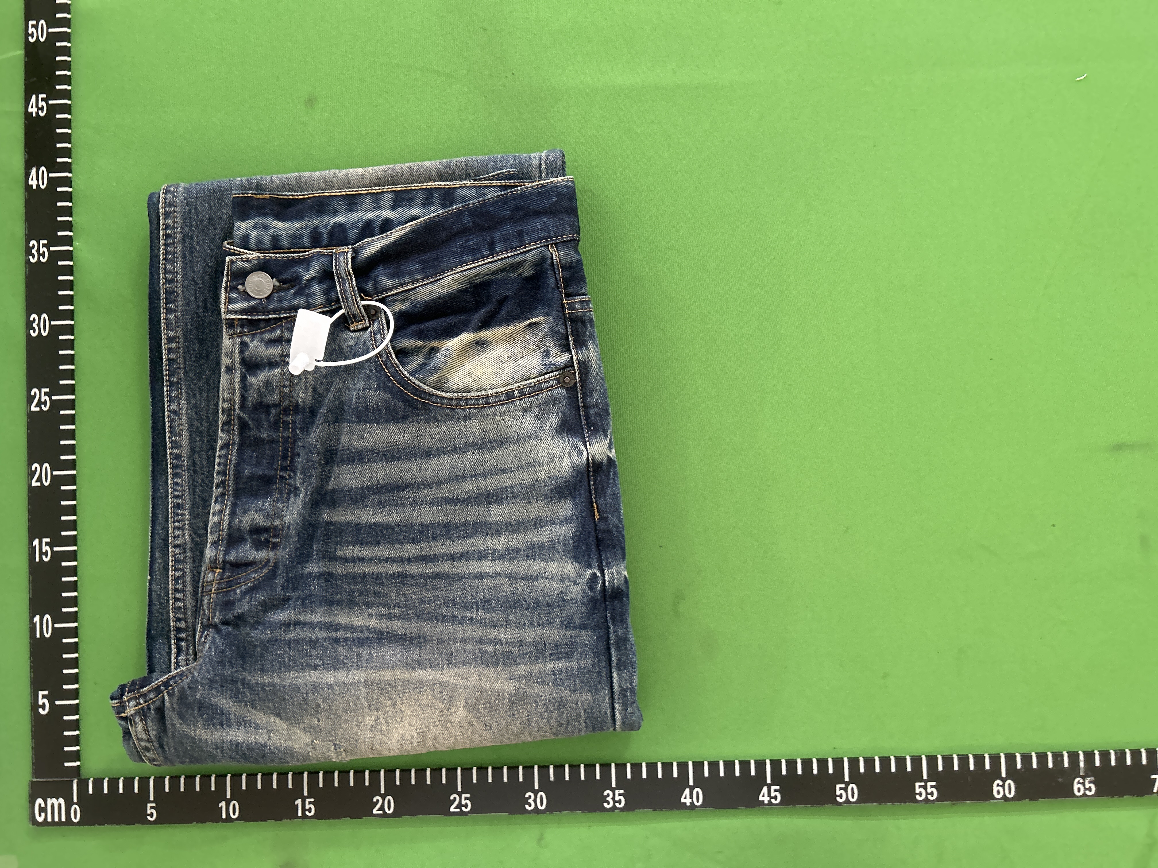 Foto QC 1 de Acne Studios 2021M Jeans Mud Dye Distressed Bootcut Blue