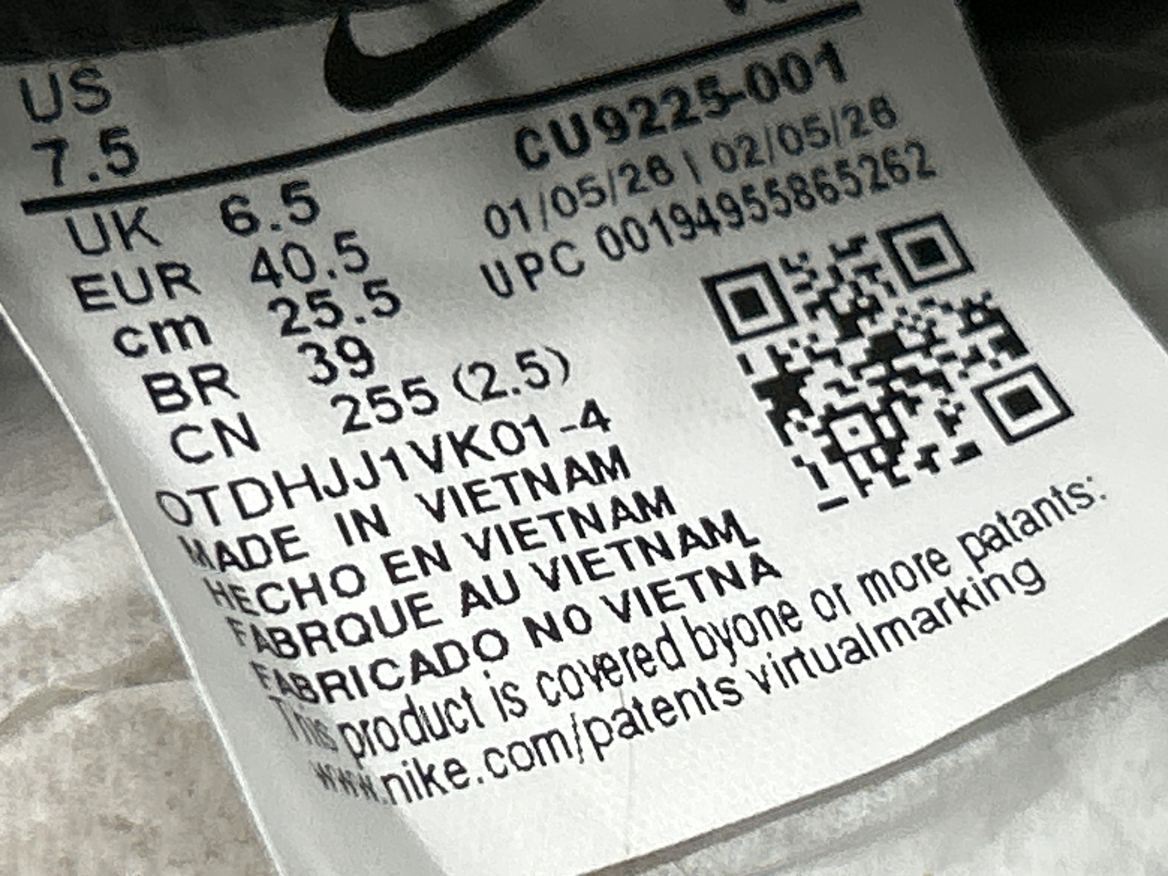 Foto QC 4 de Nike Air Force 1 Low CPFM Black HJ8463-001