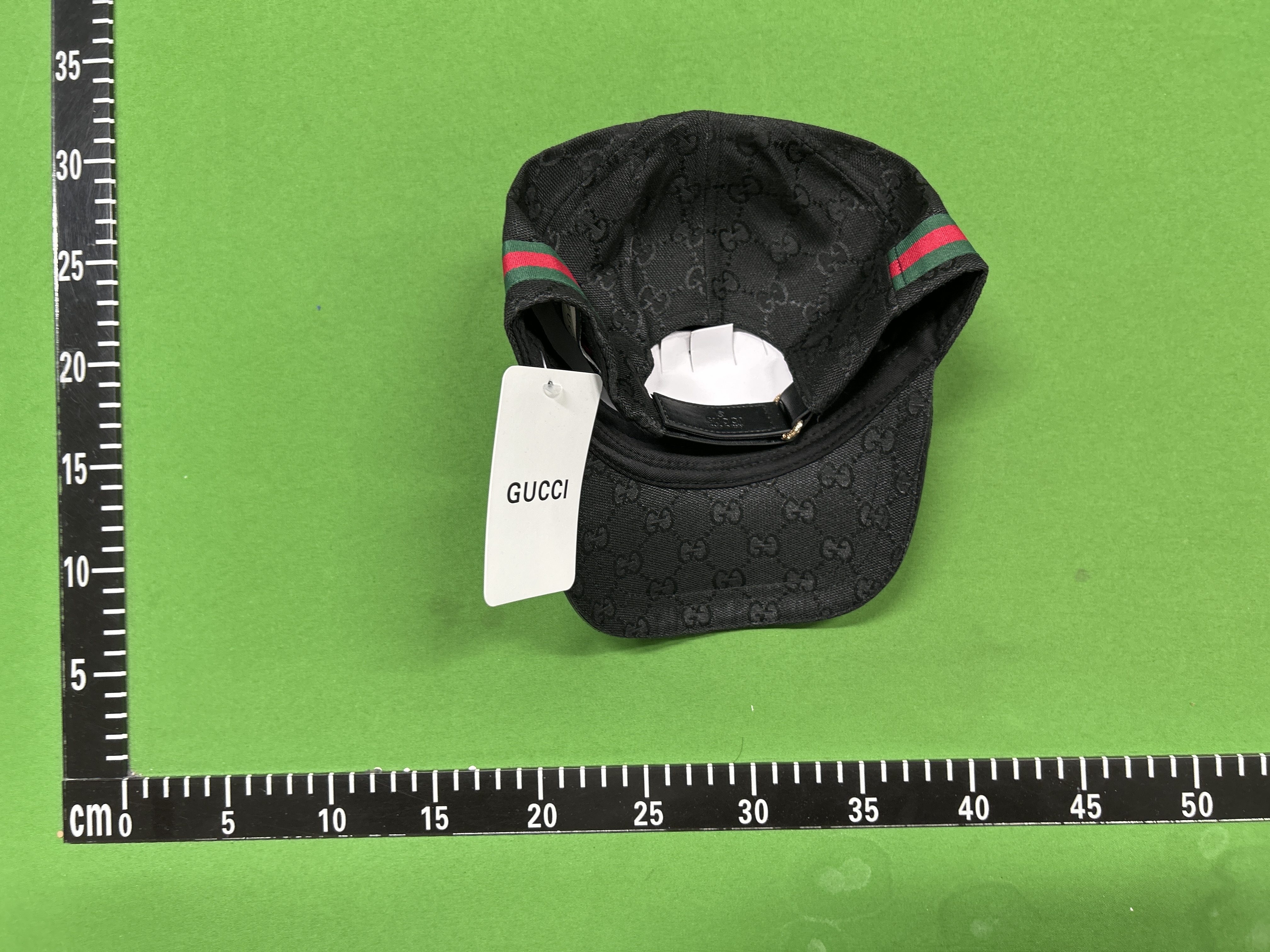 Foto QC 3 de Gucci Original GG Canvas Web Cap Beige
