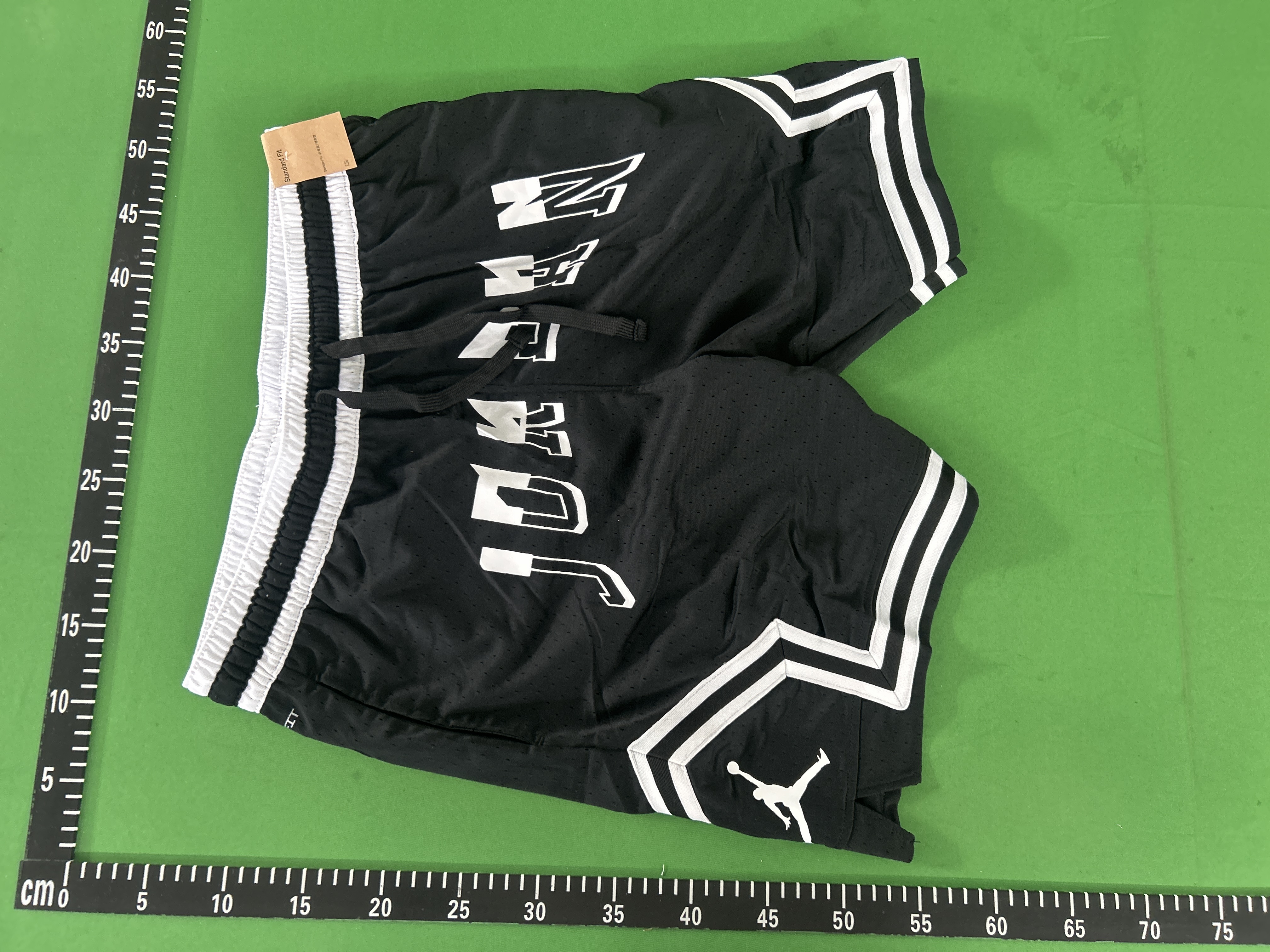Foto QC 5 de Jordan Basketball Shorts Mesh White Black