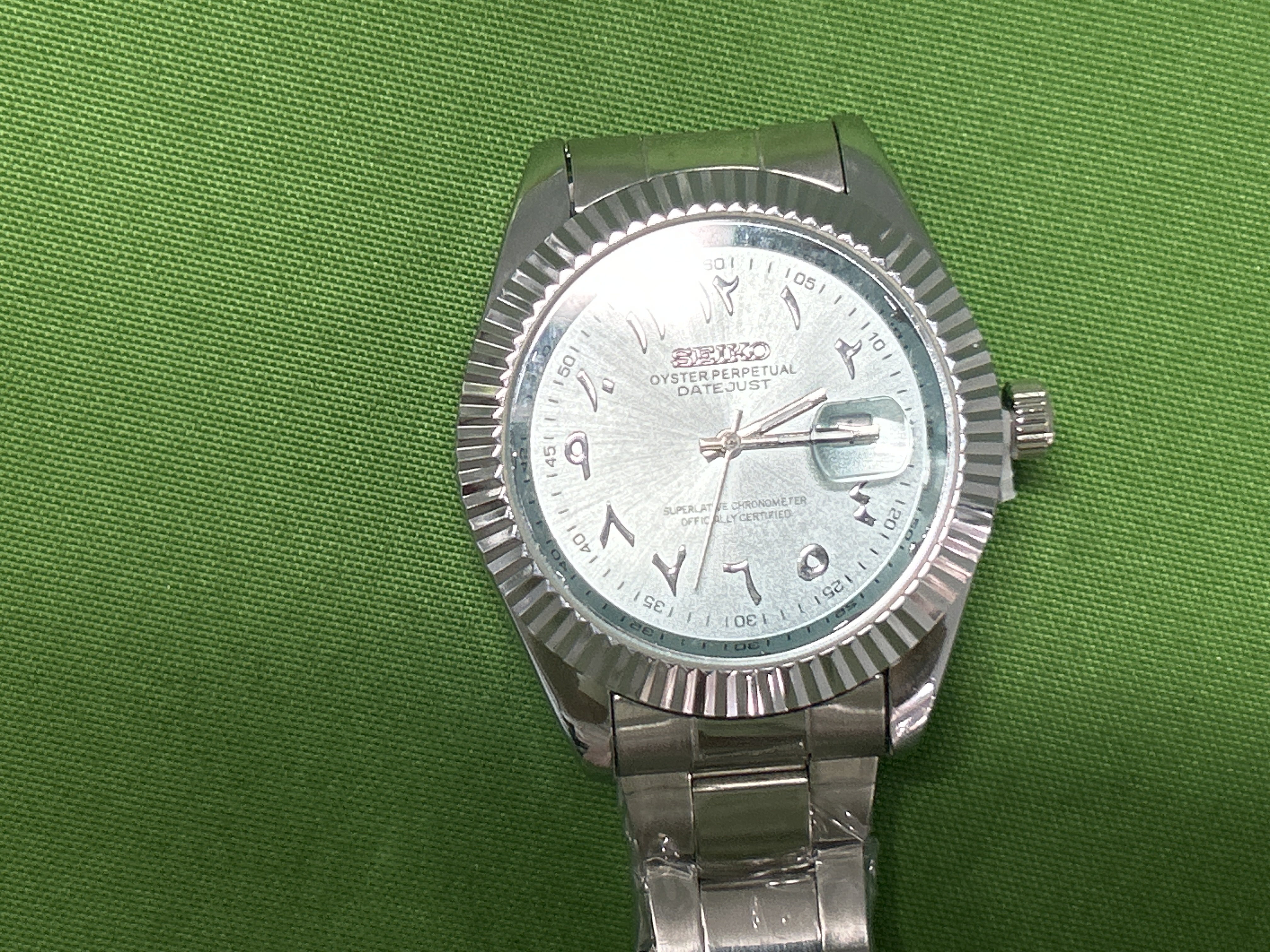 Foto QC 3 de Rolex Datejust Arabic Dial Ice Blue 126334