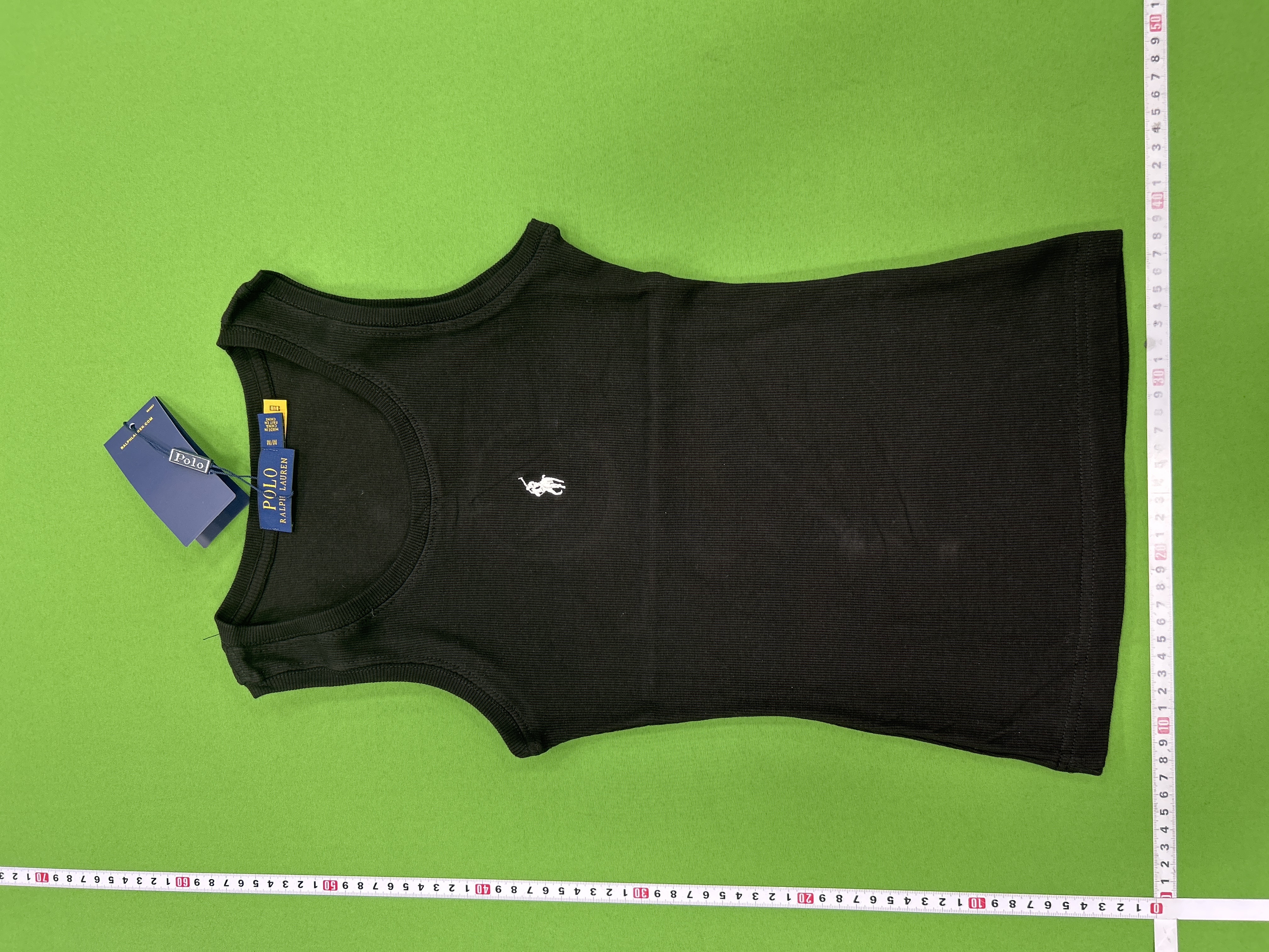 Foto QC 7 de Prada Tank Logo Plaque Black