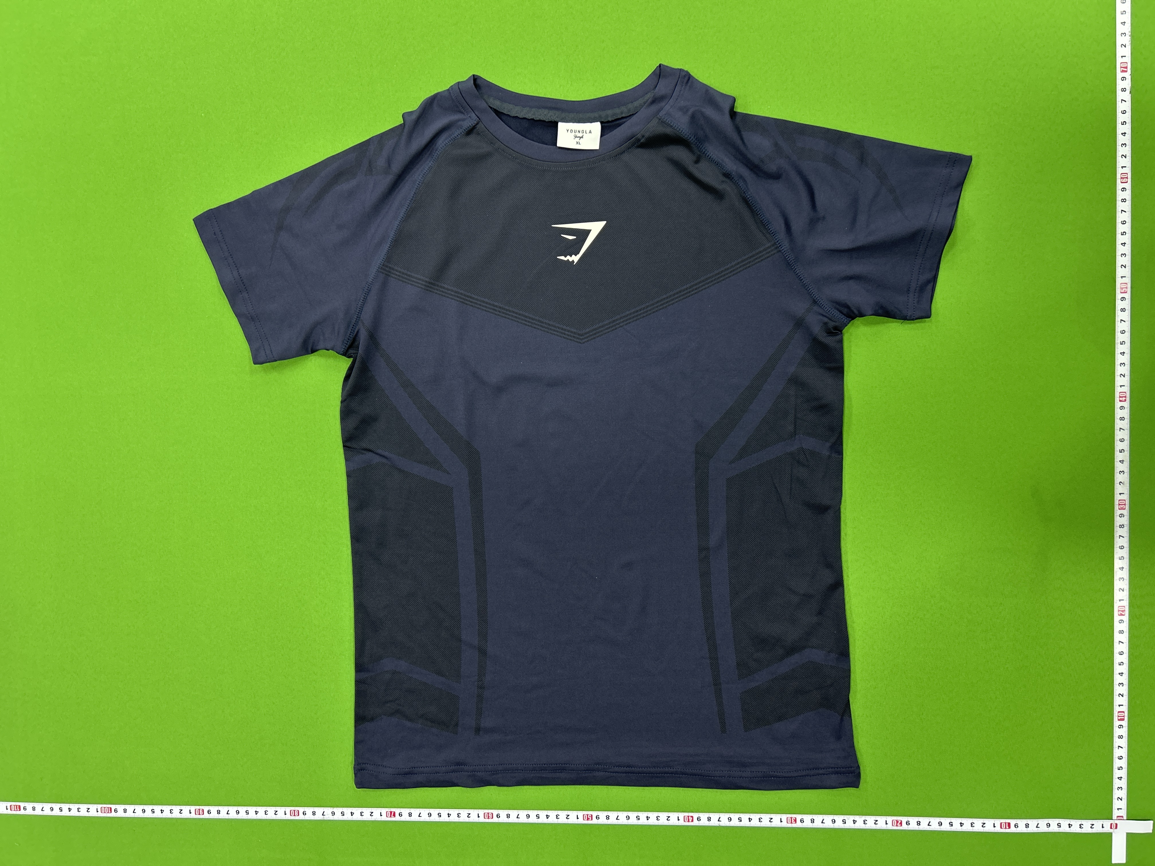 Foto QC 3 de Gymshark Geo Seamless T-shirt Black