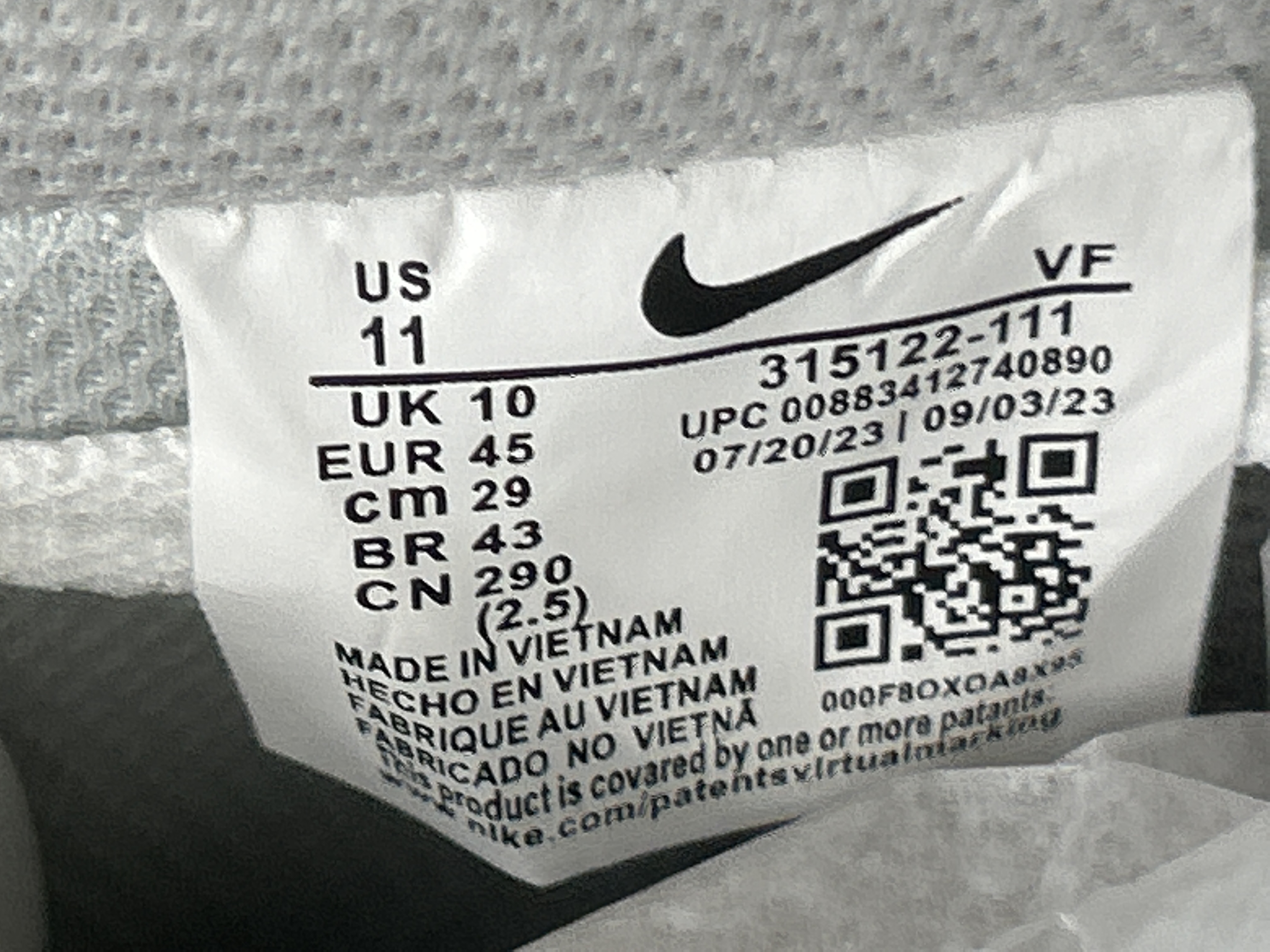 Foto QC 5 de Nike Air Force 1 Low Triple Black Pink Rope Laces CW2288-001