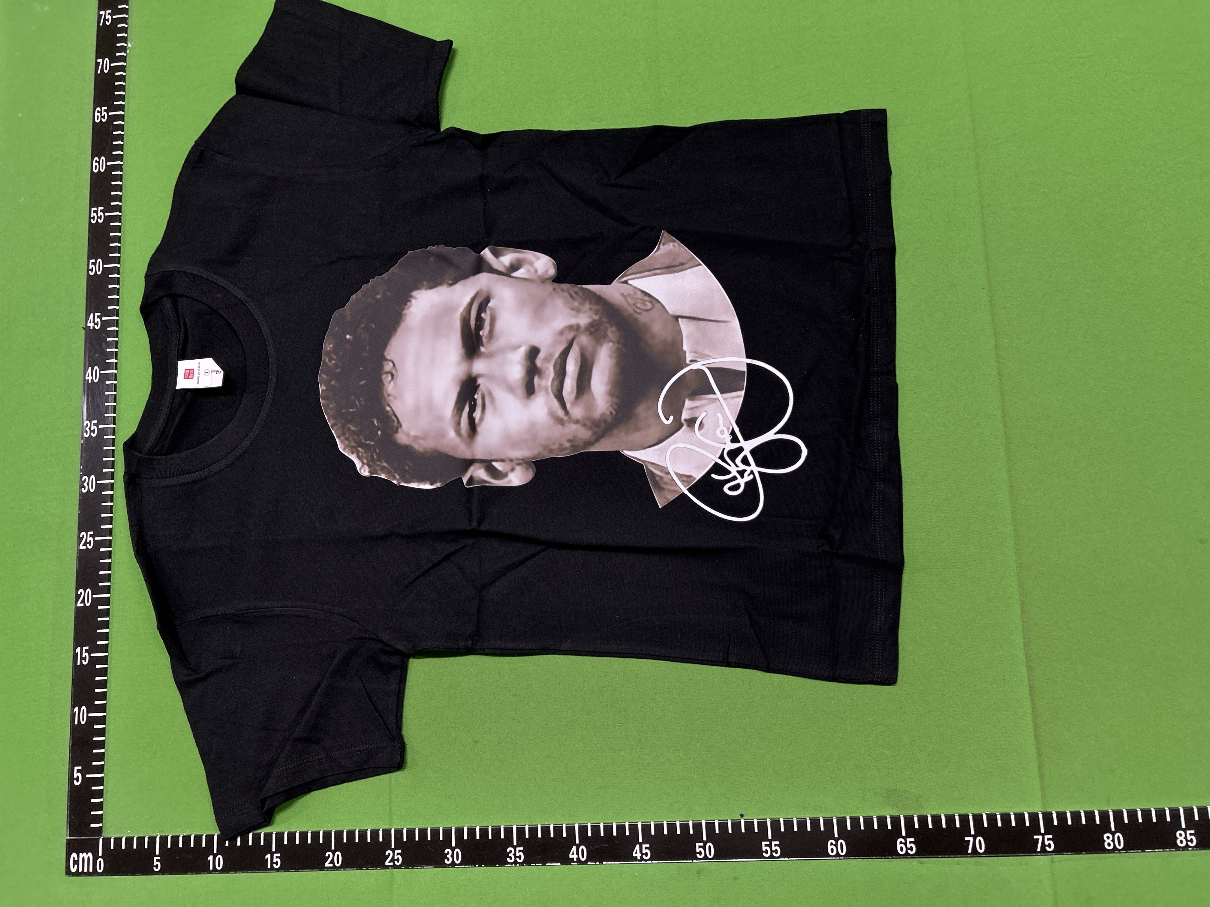 Foto QC 7 de Other Cristiano Ronaldo CR7 Portrait Signature T-shirt White
