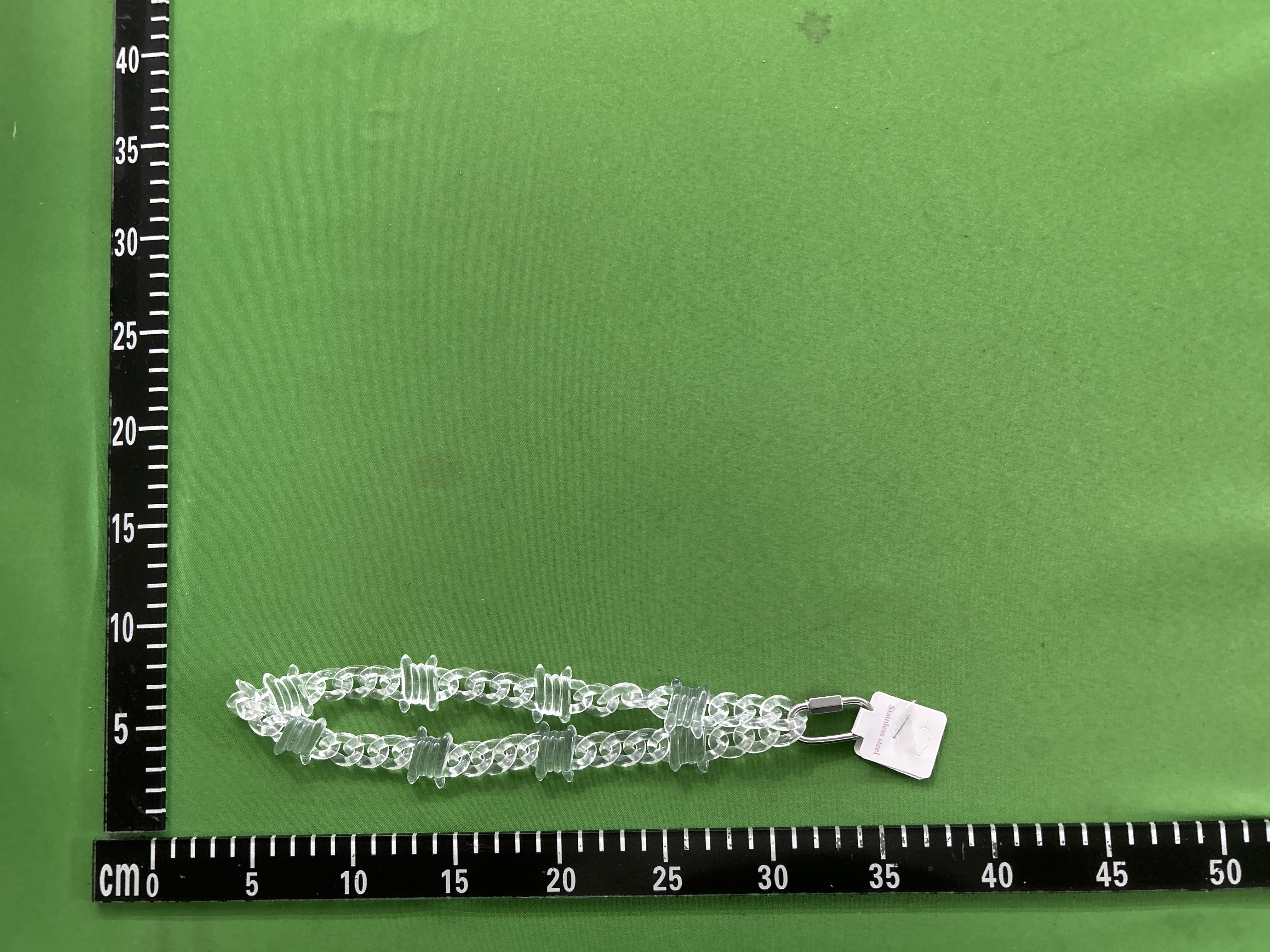 Foto QC 4 de Chrome Hearts Cross Necklace Resin Clear