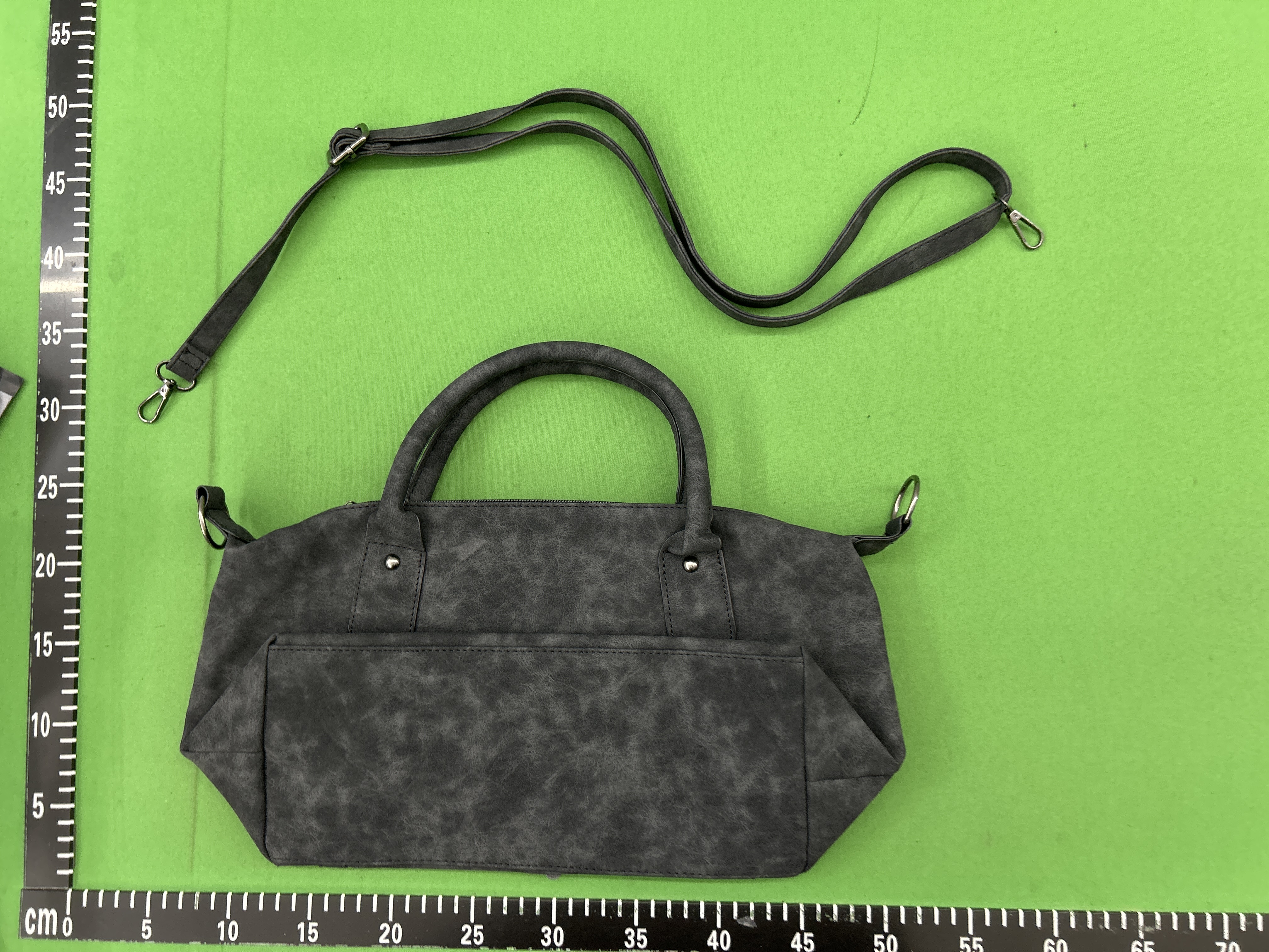 Foto QC 6 de Chrome Hearts Cross Patch Crossbody Travel Bag Black Leather