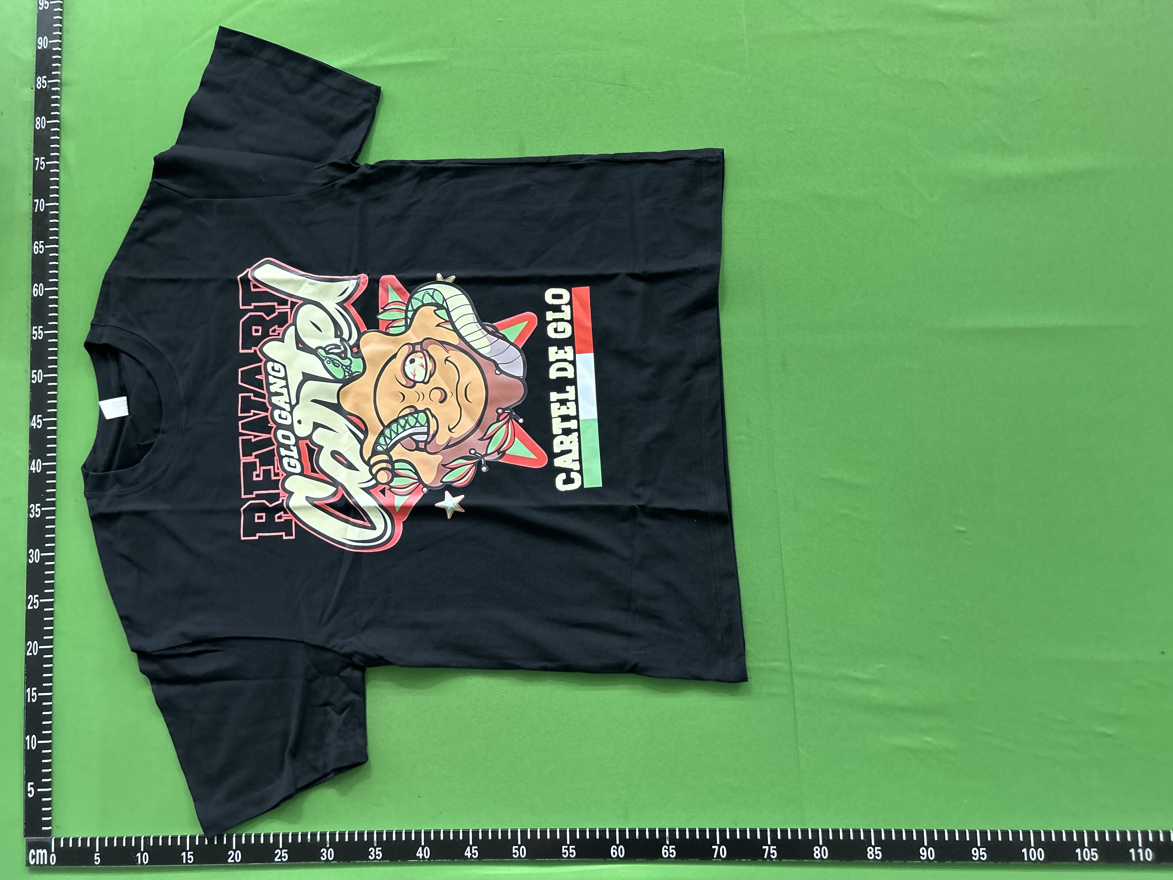 Foto QC 3 de Glo Gang T-shirt Glory Boyz Flag Long-sleeve White