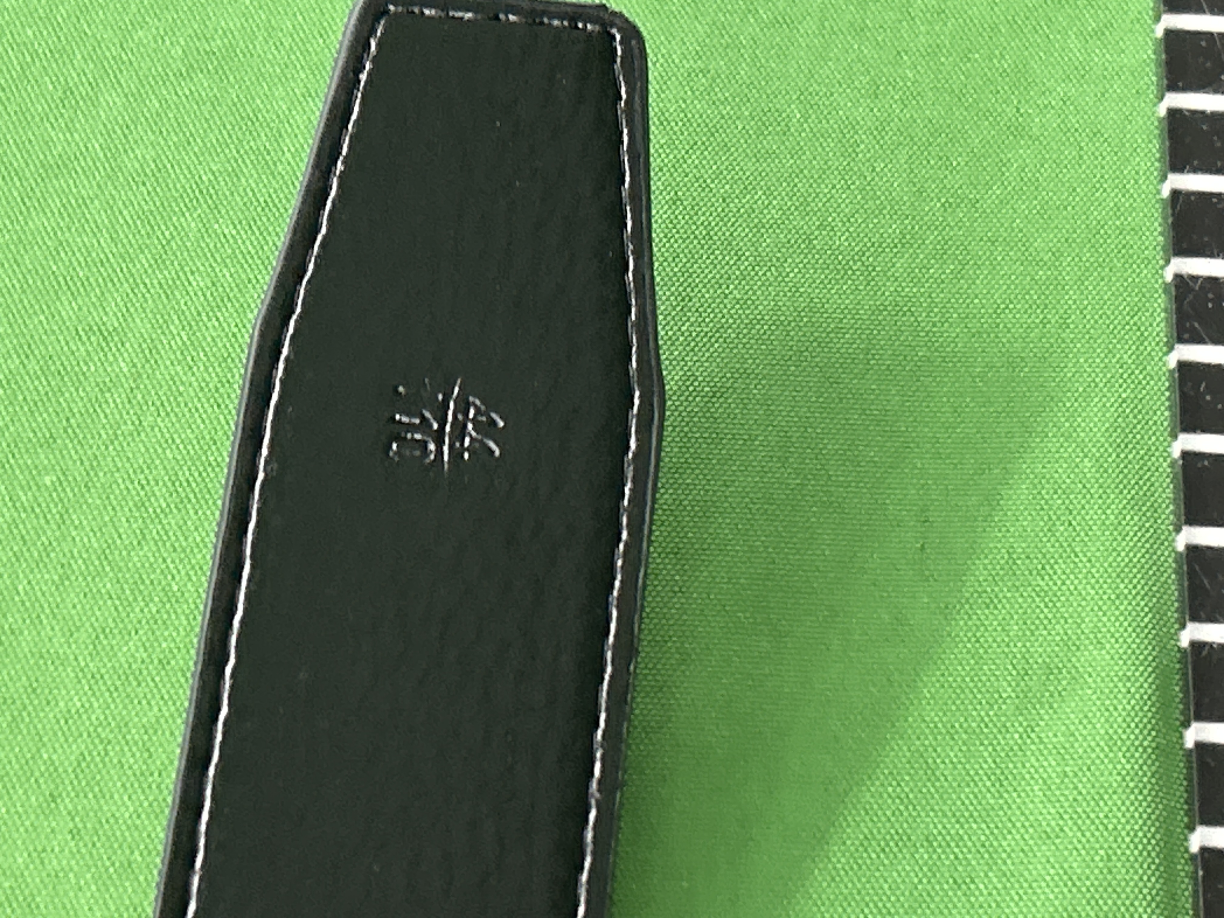 Foto QC 7 de Amiri MA Logo Contrast Stitching Belt Black