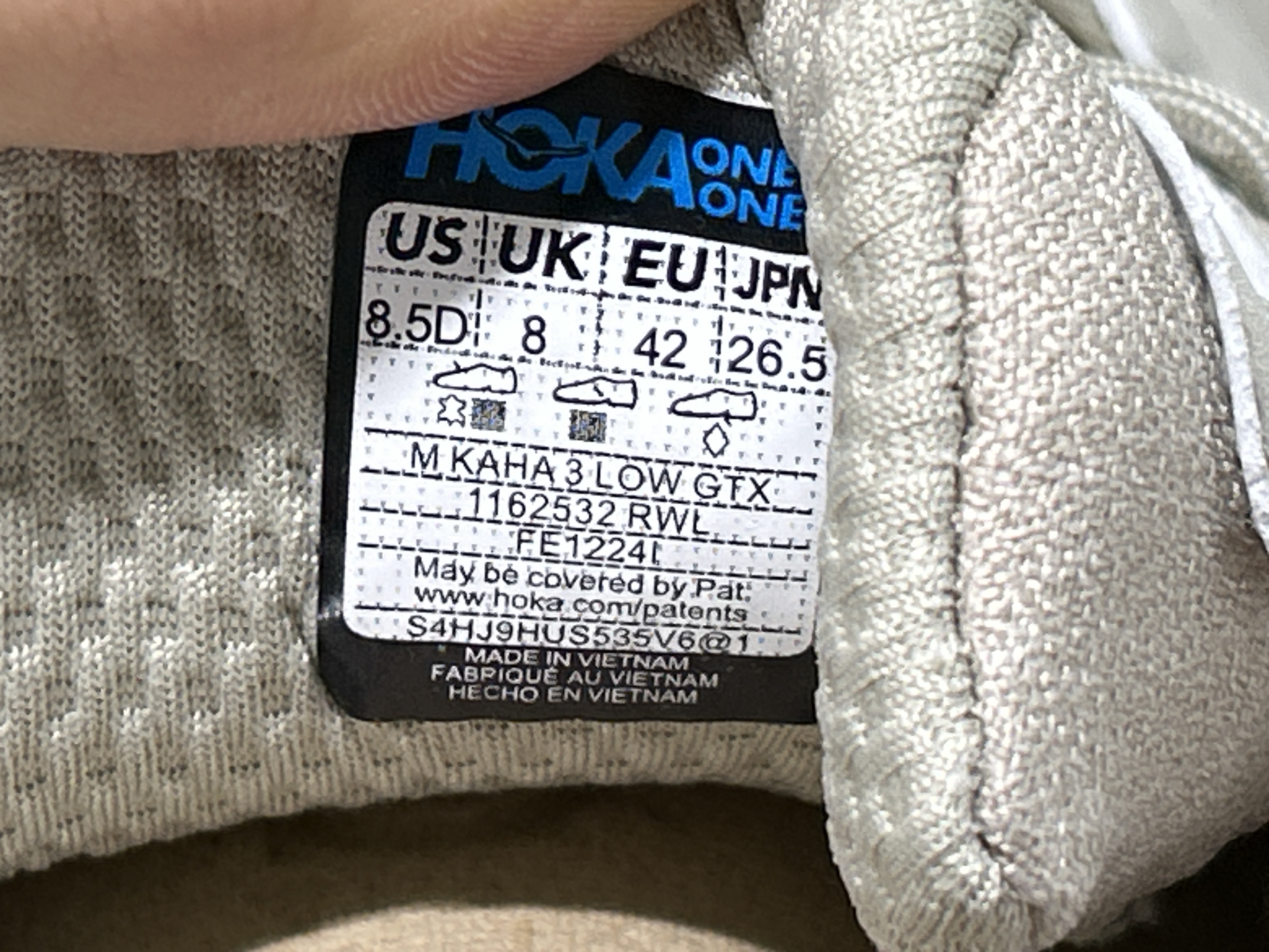 Foto QC 7 de Hoka One One Kaha 2 Low GTX Black