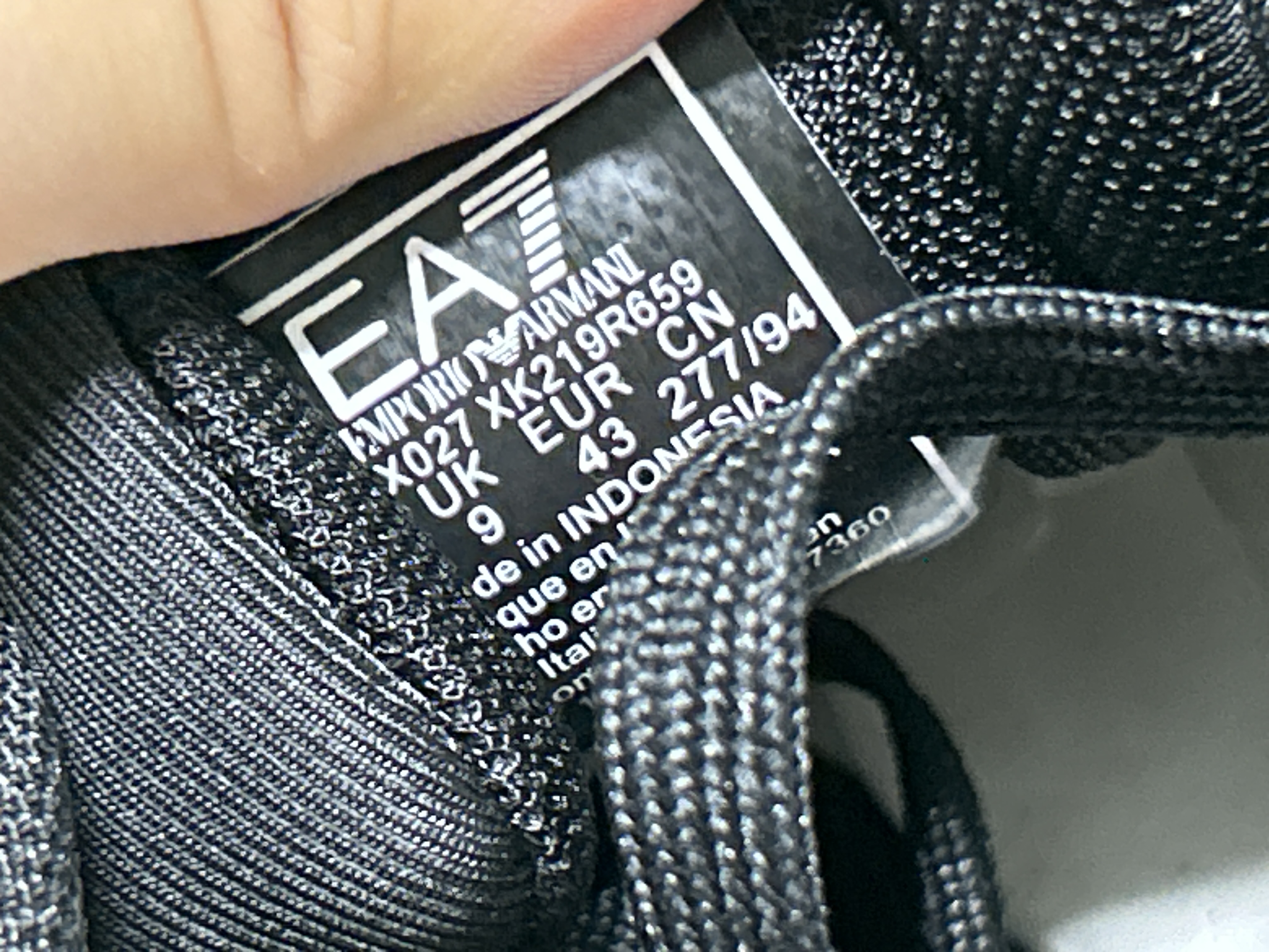 Foto QC 7 de EA7 Emporio Armani Running Low Grey