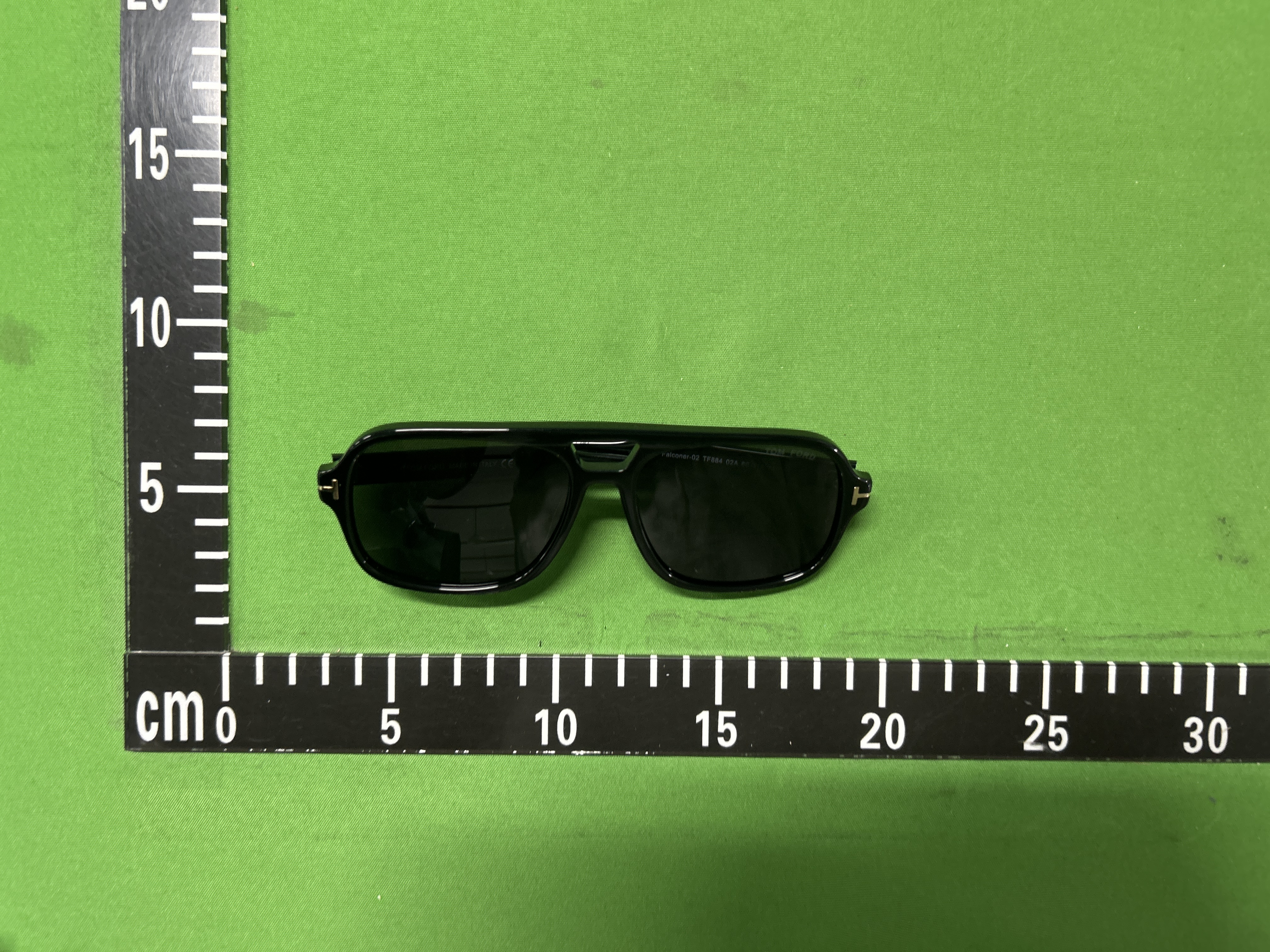 Foto QC 3 de Tom Ford Cat-Eye Acetate Sunglasses Clear Havana Gradient