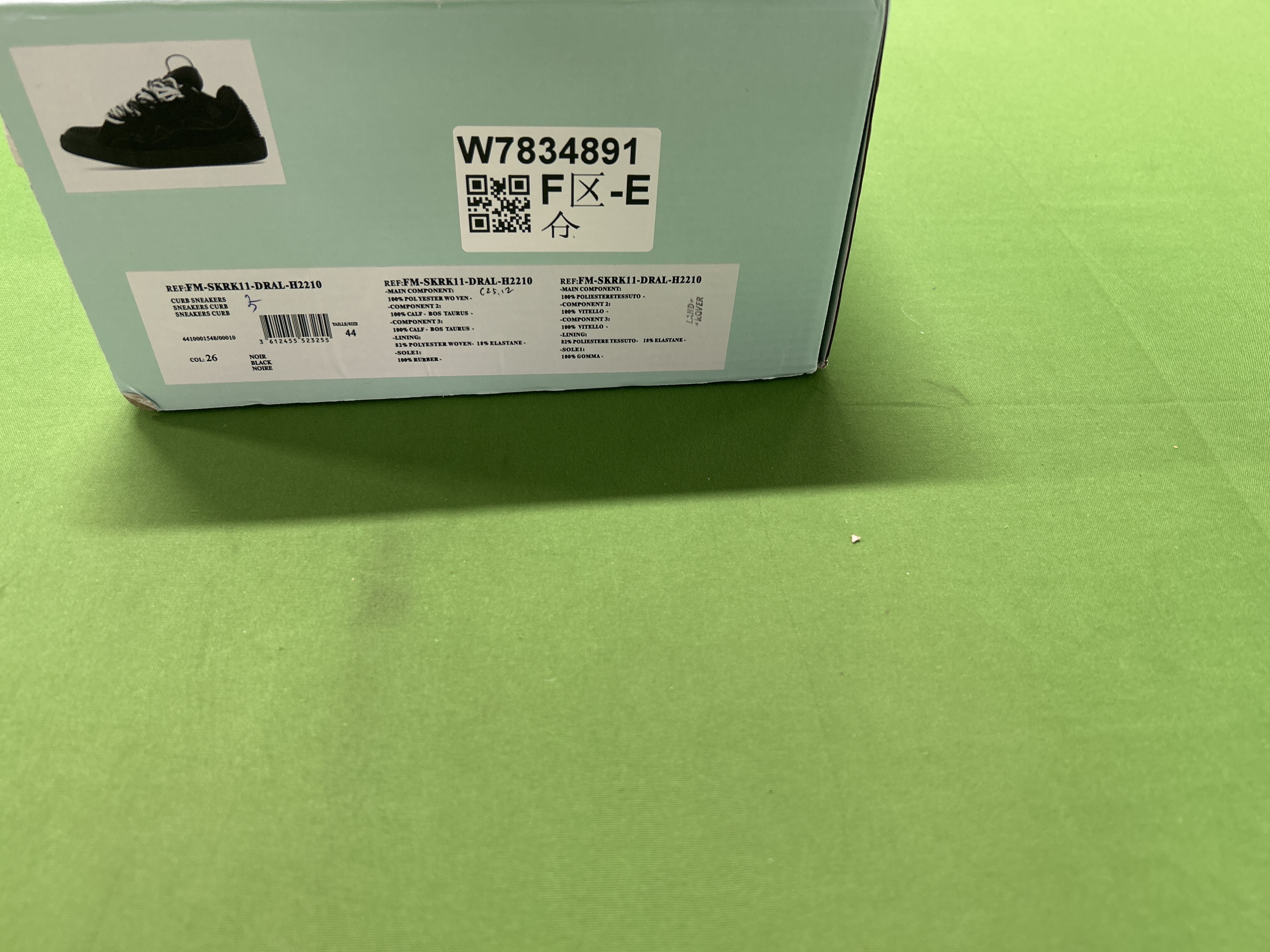 Foto QC 1 de Lanvin Curb Low Triple Black