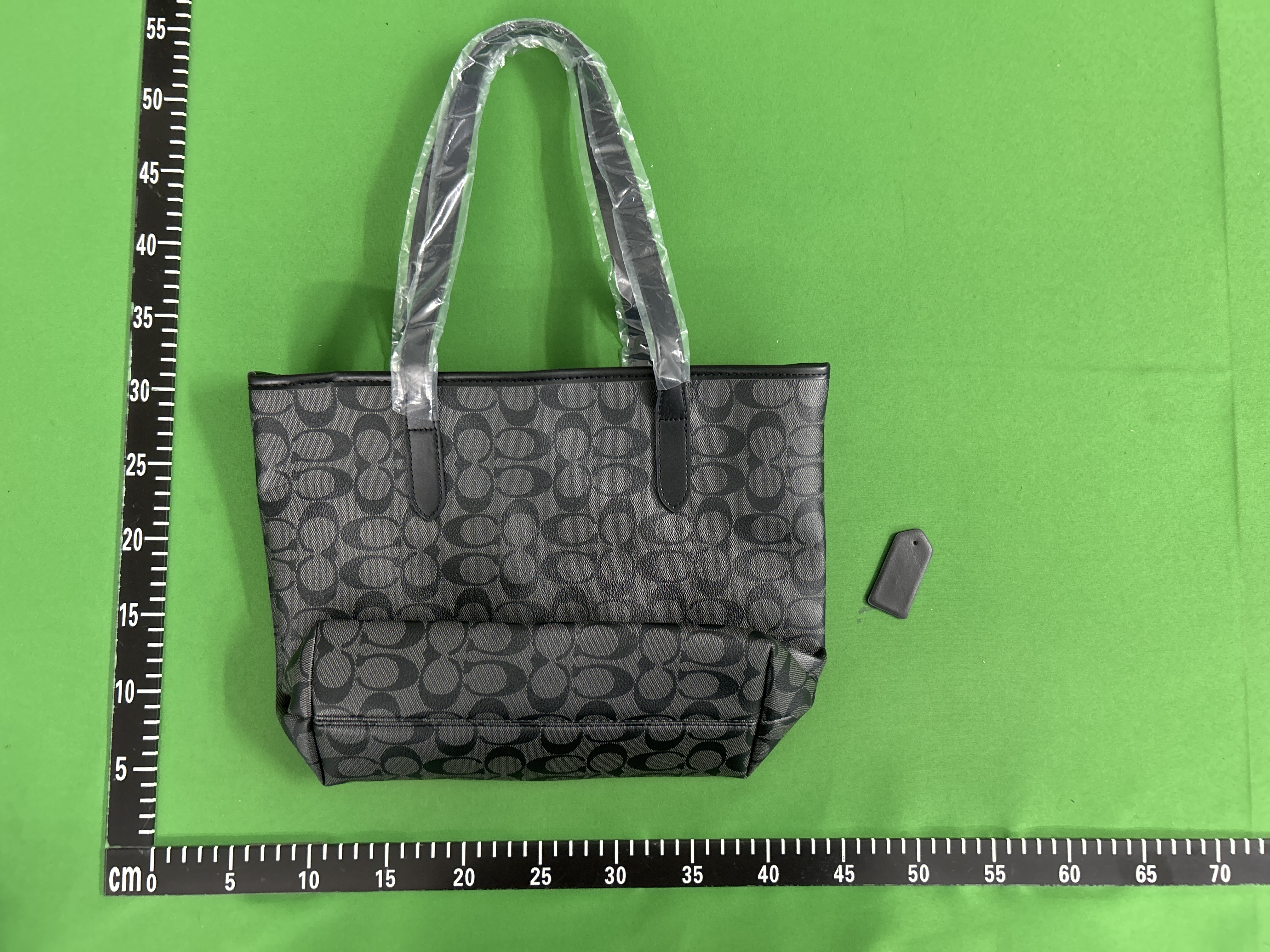Foto QC 1 de Coach City Tote Signature Canvas Charcoal Black