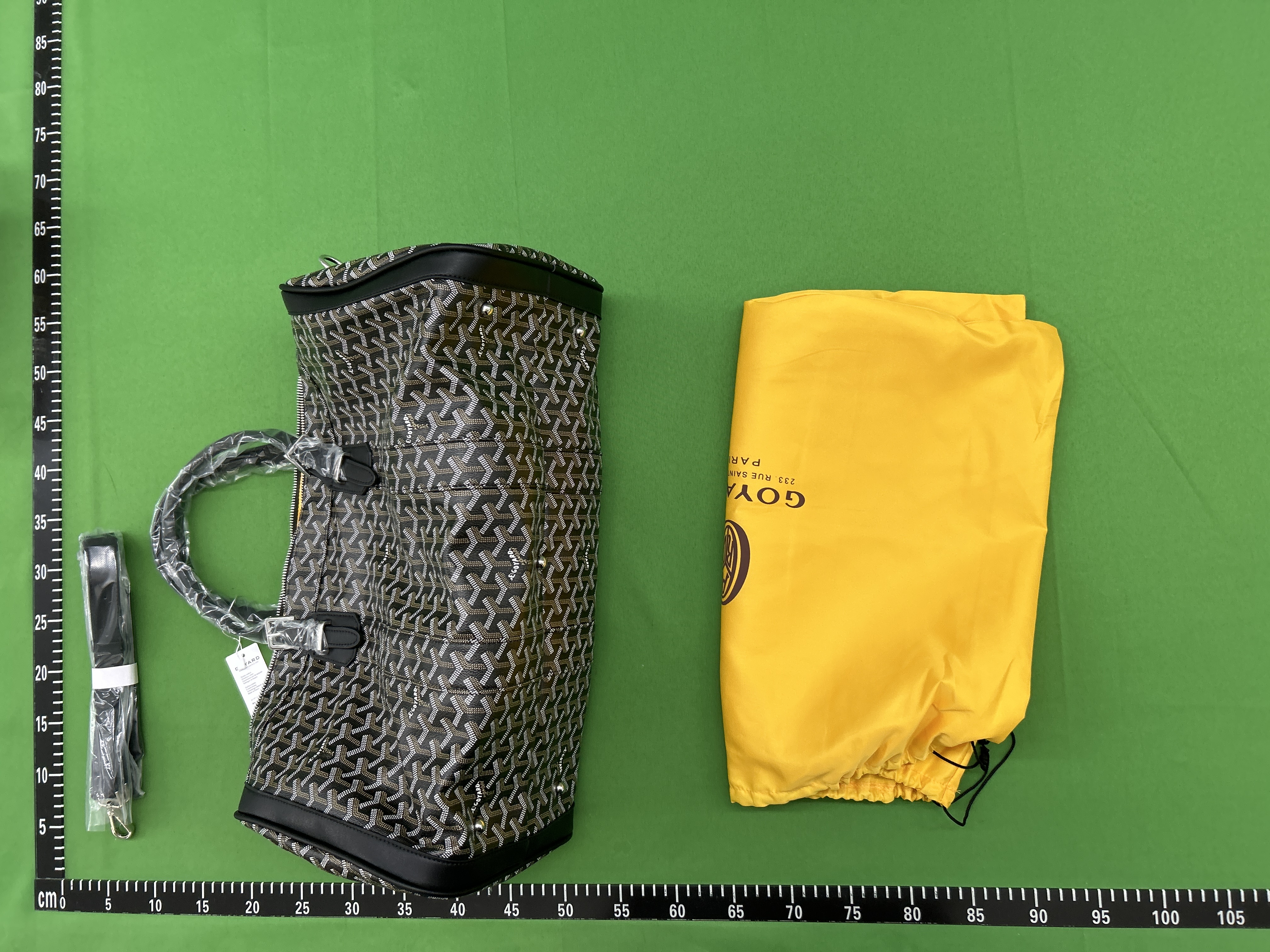 Foto QC 7 de Goyard Boeing 45 Black Goyardine Canvas