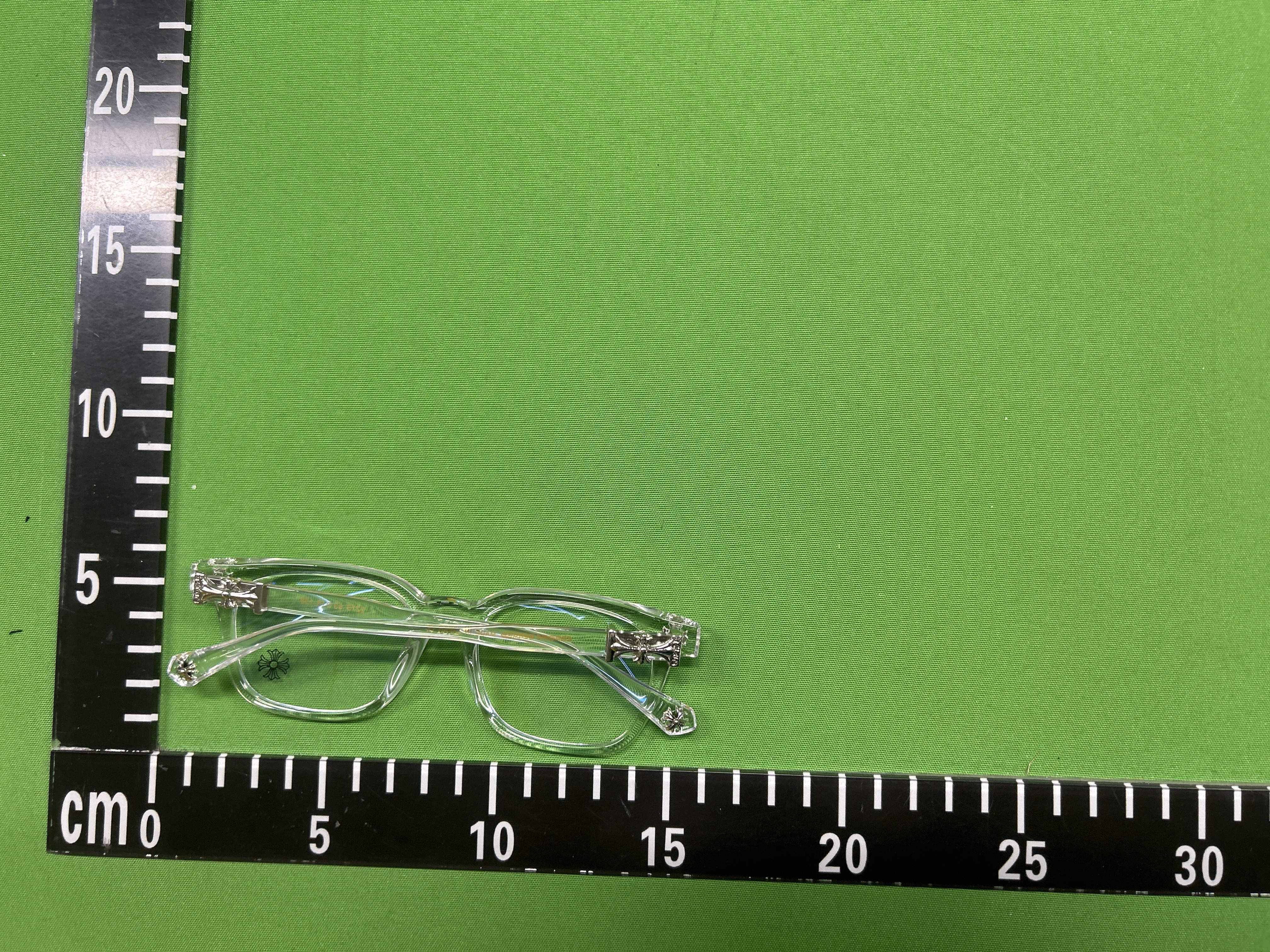 Foto QC 2 de Chrome Hearts Square-Frame Acetate Optical Clear (6073)