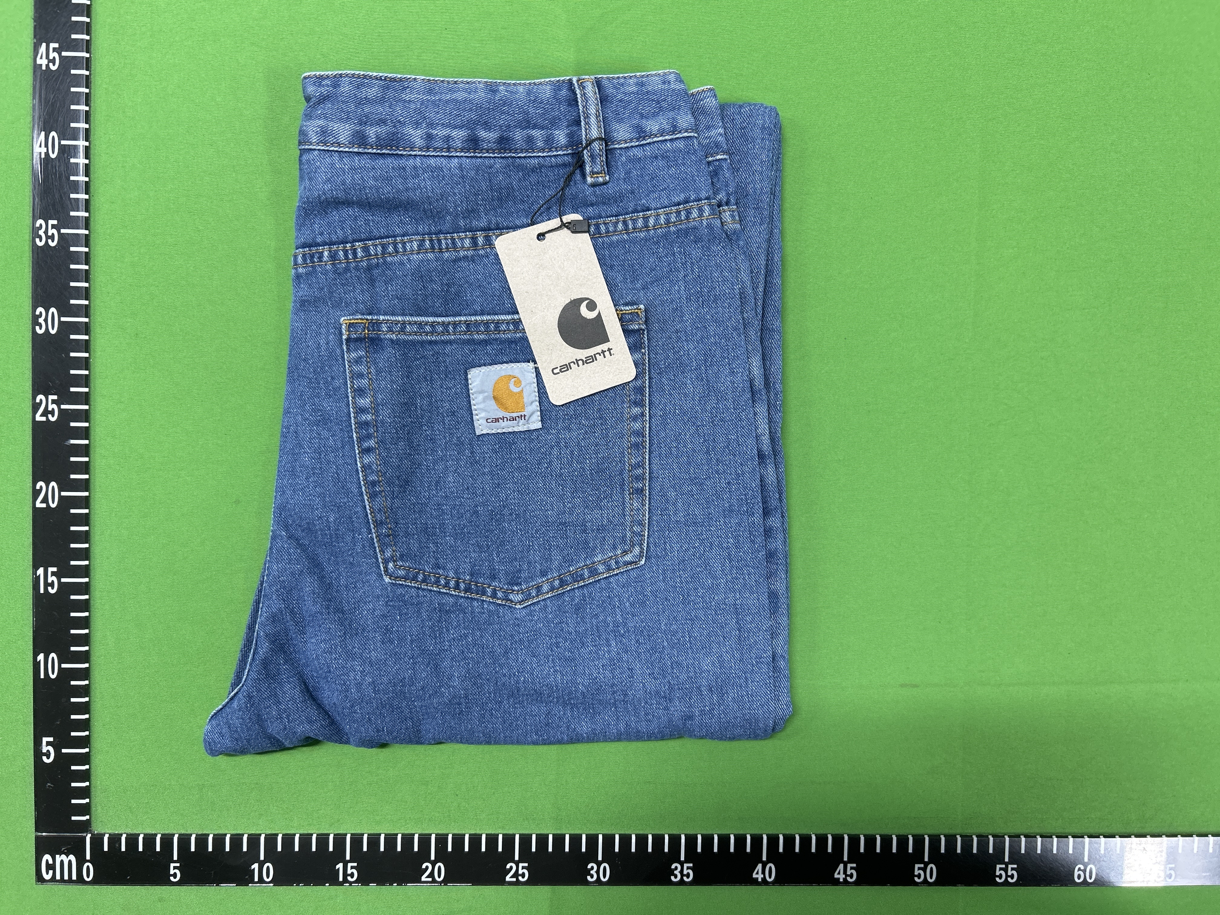 Foto QC 1 de Carhartt Jeans Loose Straight Dark Blue Washed