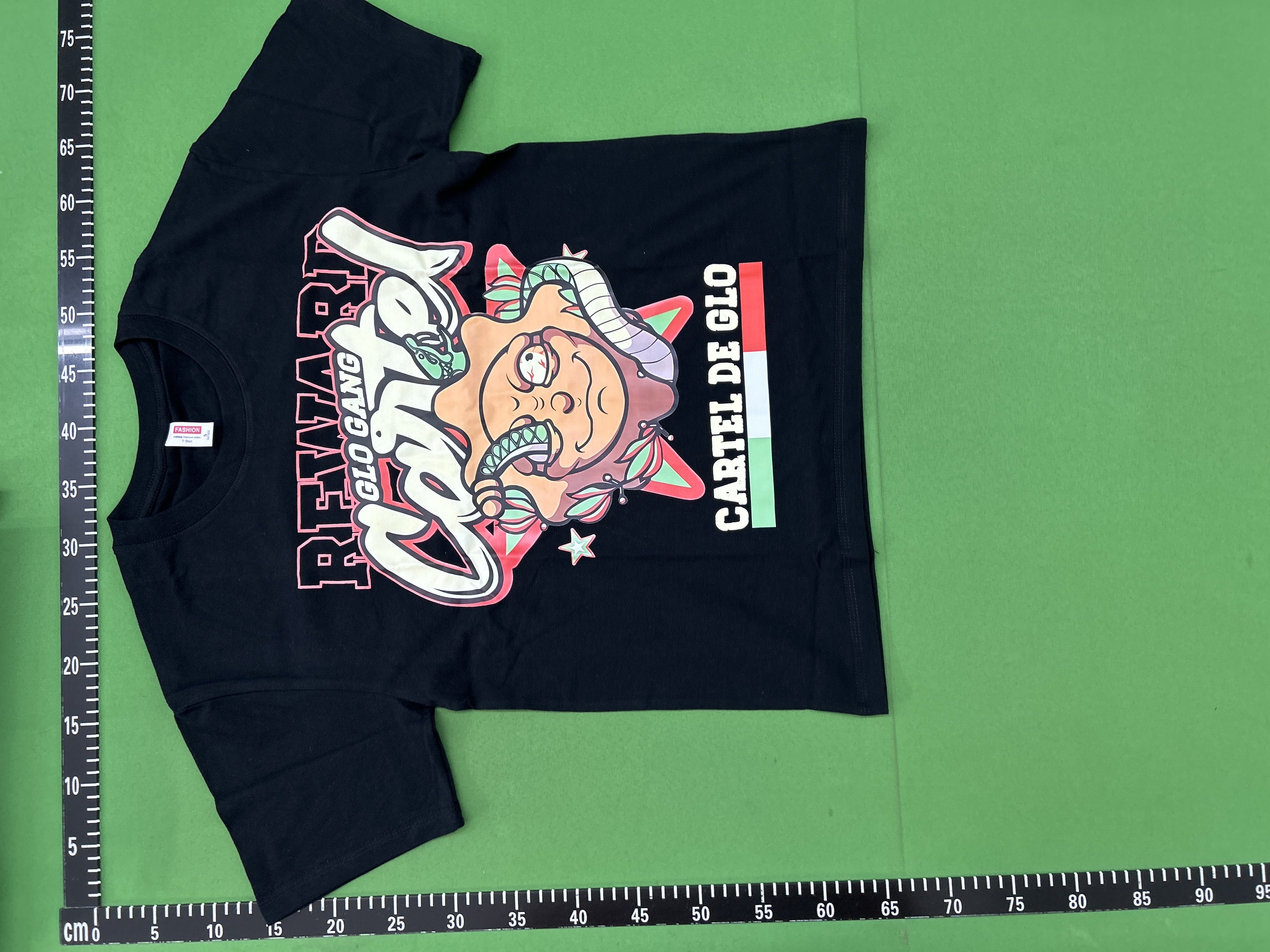 Foto QC 7 de Glo Gang T-shirt Glory Boyz Flag Long-sleeve White