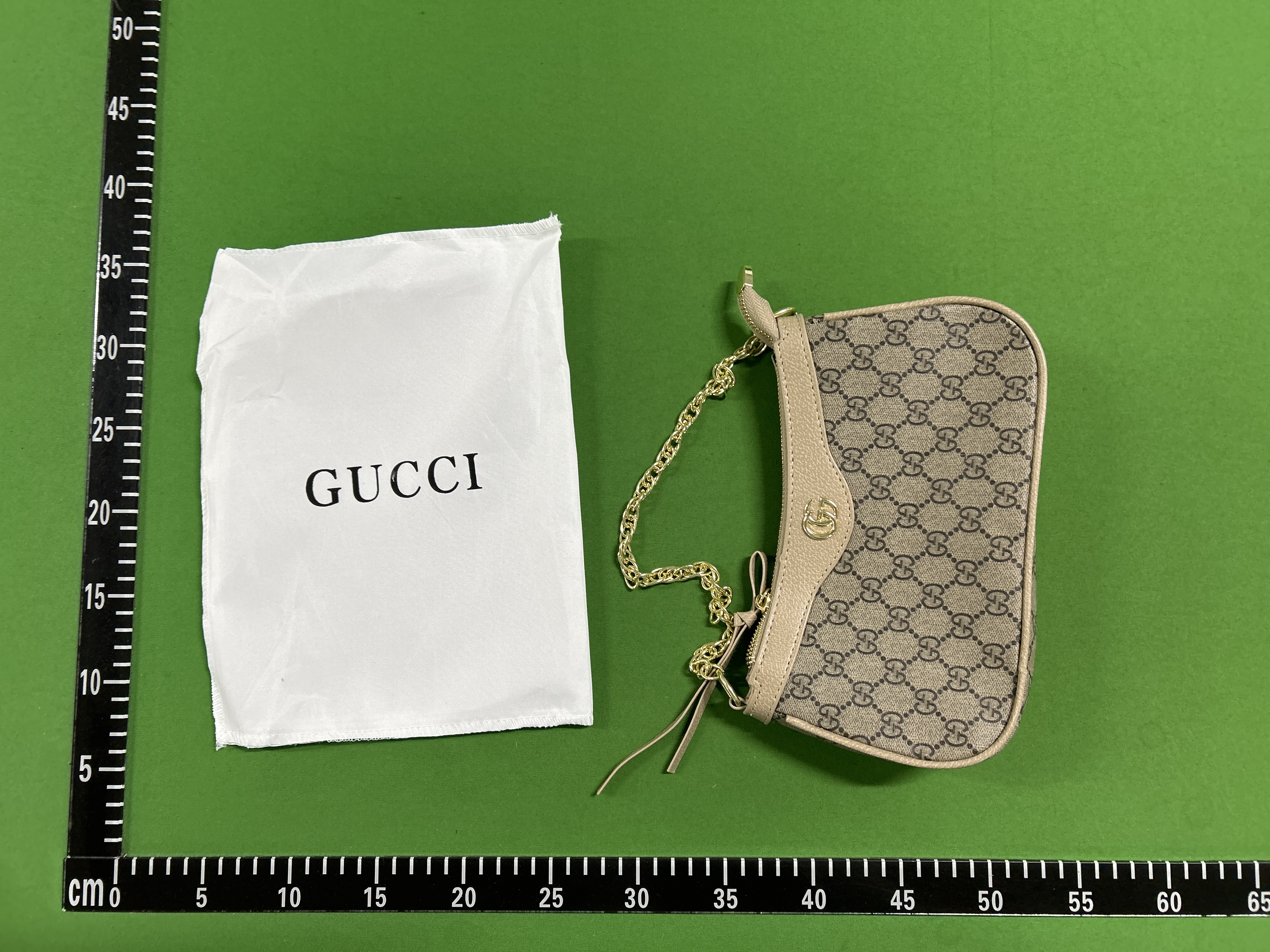 Foto QC 5 de Gucci Ophidia Shoulder Bag Small Beige GG Supreme Canvas